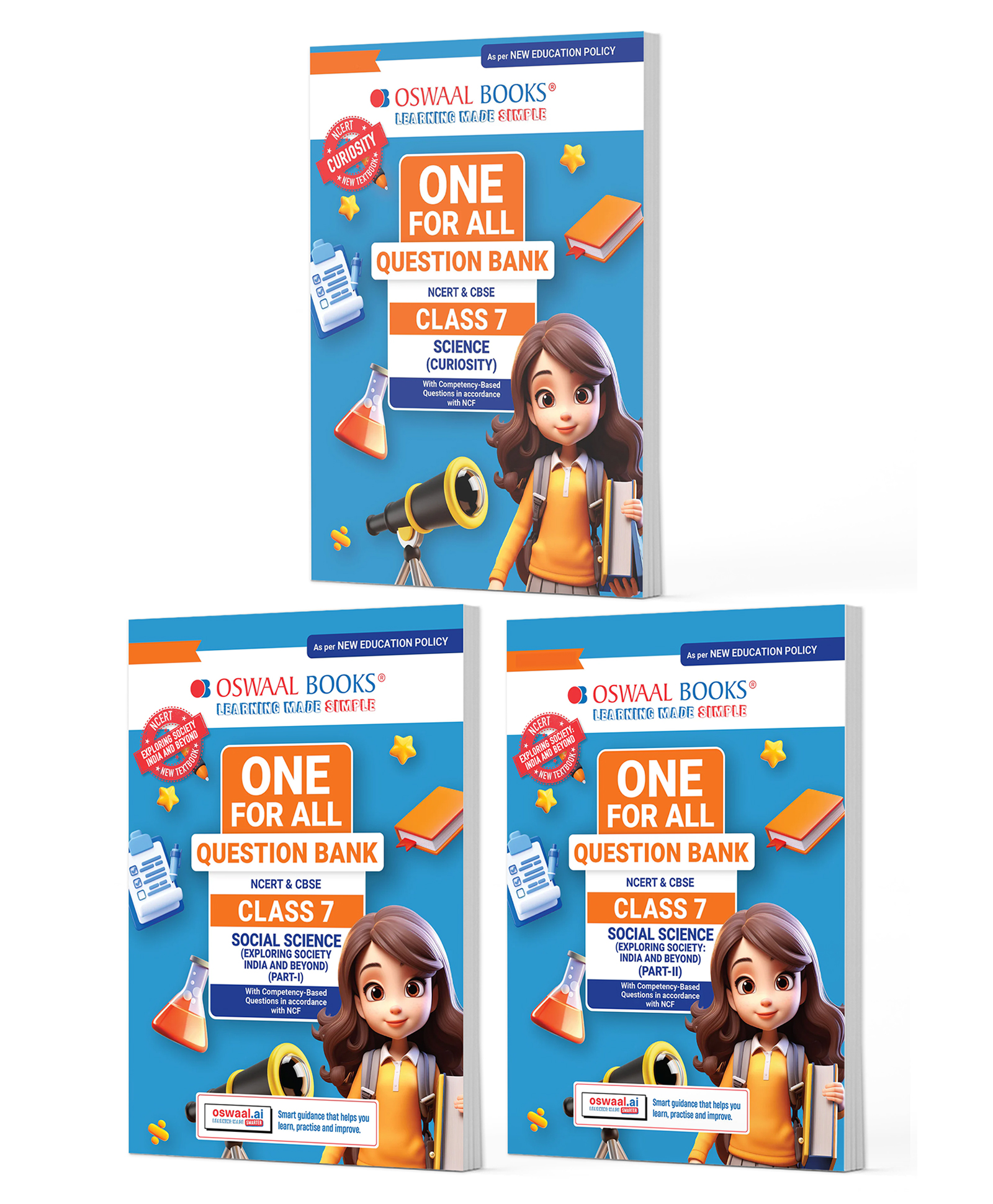 OSWAAL BOOKS One For All Question Banks NCERT & CBSE Class 7 (Set of 3 Books) Science, Social Science Part-1 & Part-2 (For Latest Exam)-picture-36