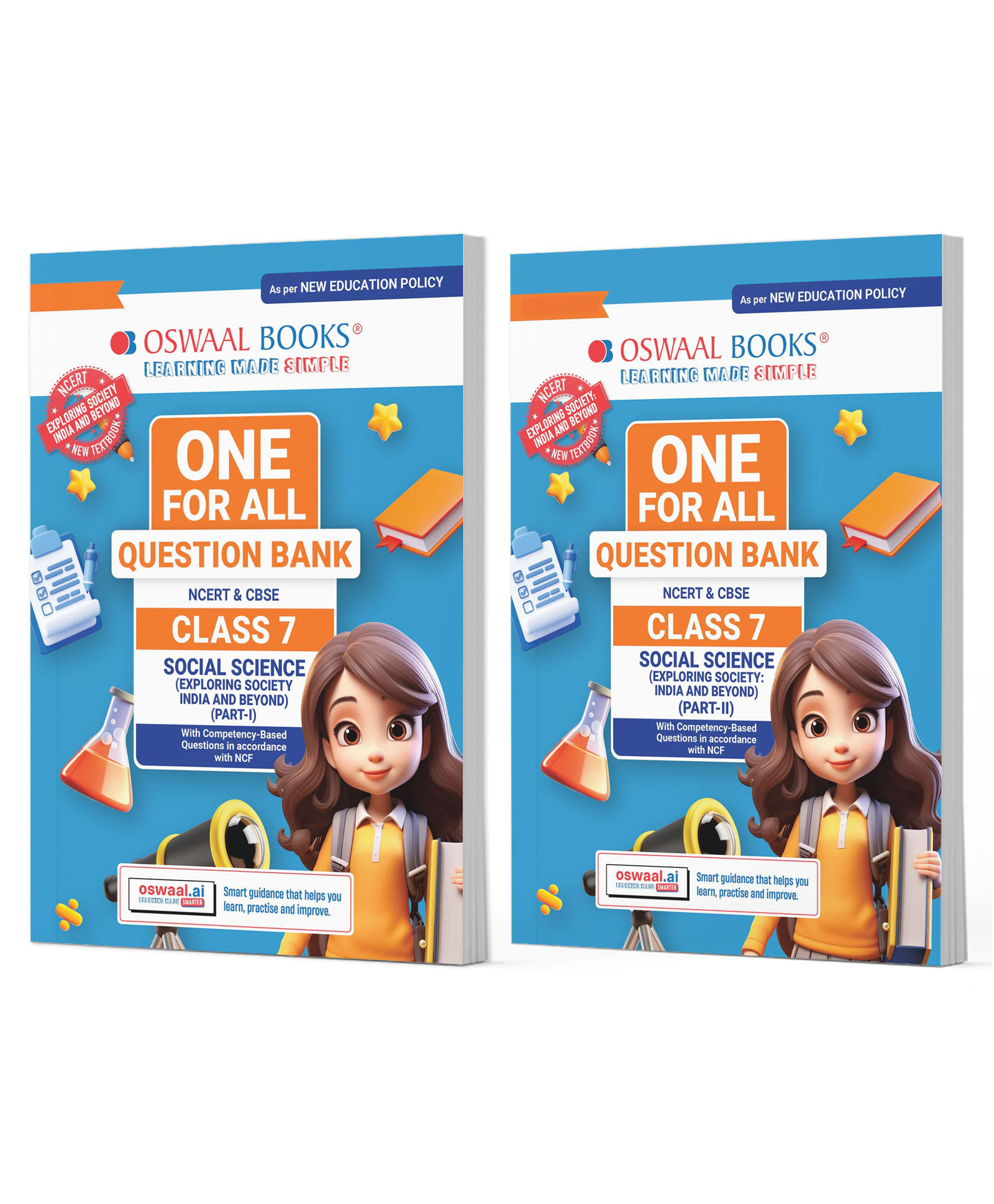 OSWAAL BOOKS One For All Question Banks NCERT & CBSE Class 7 (Set of 2 Books) Social Science Part-1 & Part-2 (For Latest Exam)-image-43