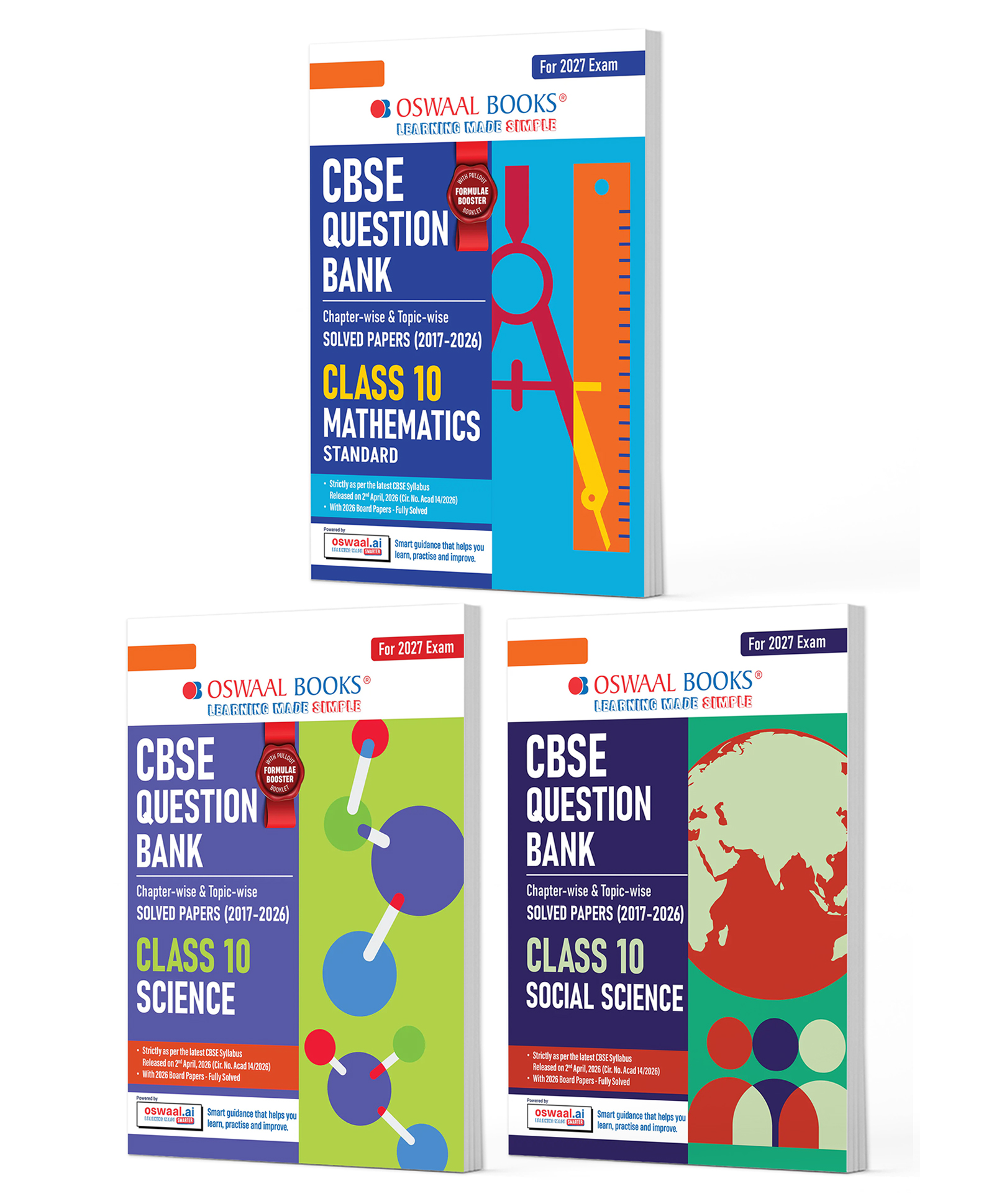 OSWAAL BOOKS CBSE Question Bank Maths Standard, Science & Social Science (Set of 3 Books) For Class 10 Chapterwise and Topicwise SOLVED PAPERS With Mind Maps & Revision Notes For 2027 Exam-image-33
