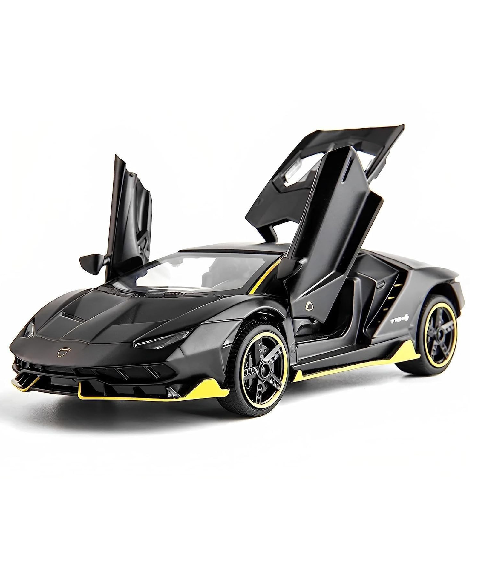 AKN TOYS 1:32 Metal Diecast Sports Car Toy With Opening Doors Pull Back Action Luxury Supercar Model Gift For Kids Collectors Display - PACK OF 1 ( COLOR AND DESIGN MAY VARY )-image-17
