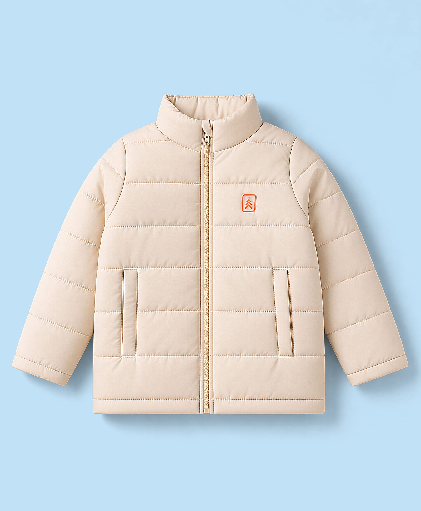 Pine Kids Cotton Padded/Quilted/ Winter Jacket with Full Sleeves in White for 7-8 Years-picture-21