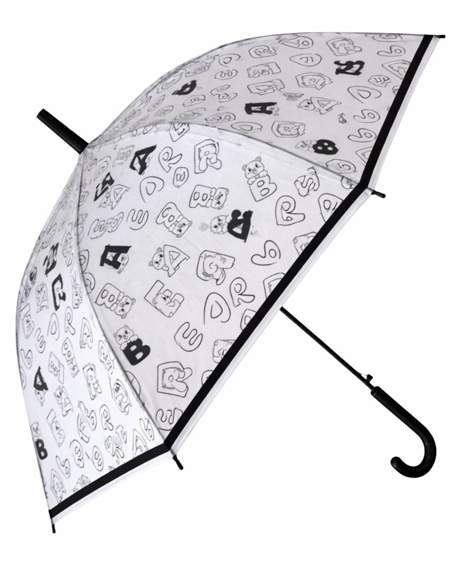 CHAATEWALA Alphabets Designed Umbrella - White-picture-19