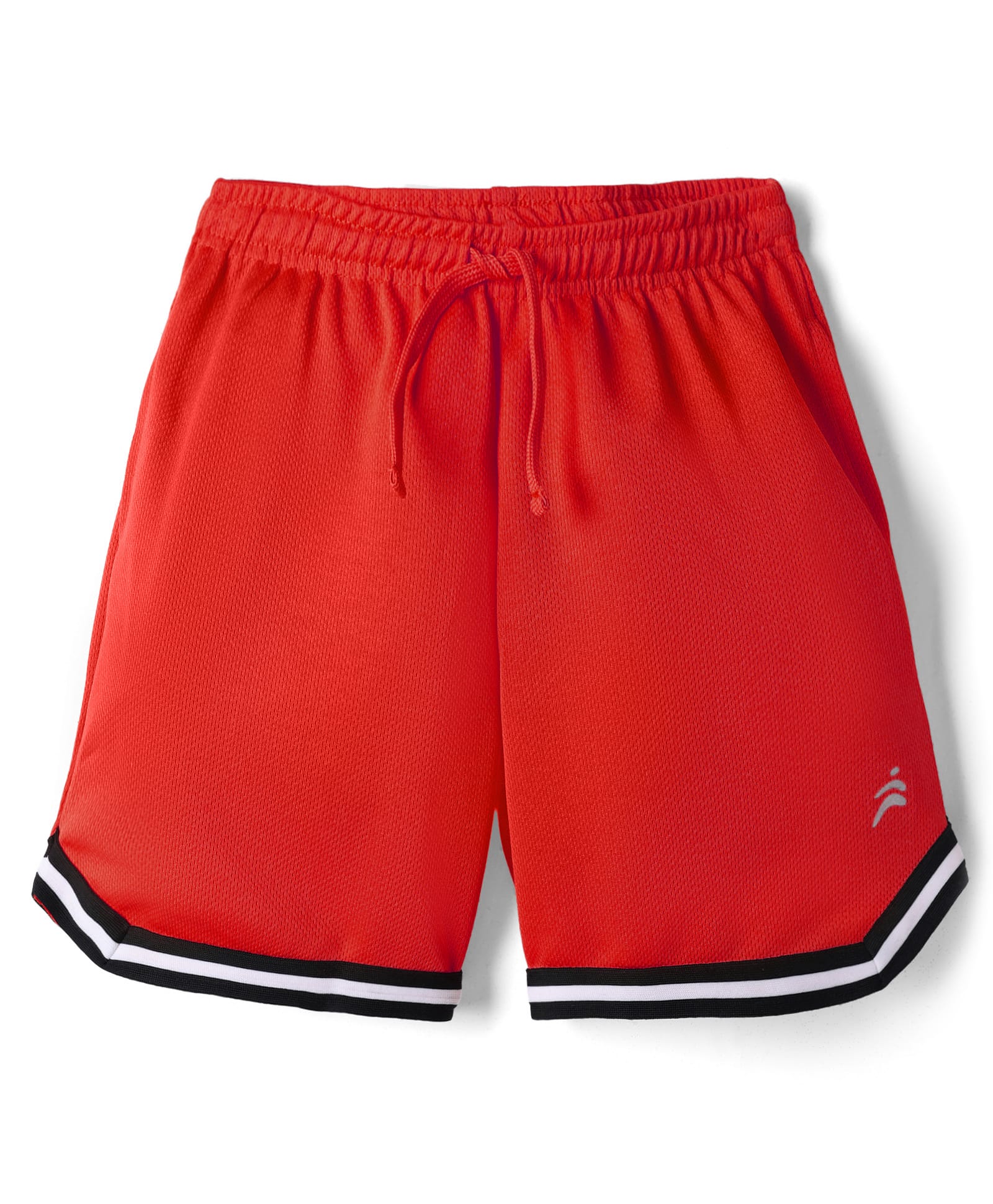 Pine Active Knit Solid Basketball Shorts - Red-picture-13