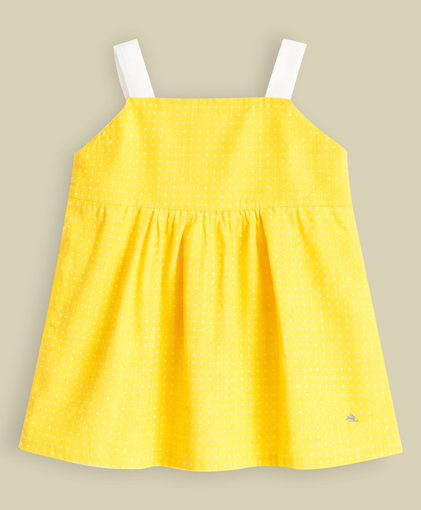 Cherry Crumble By Nitt Hyman Cotton Woven Sleeveless Dots Printed Top - Mustard-picture-36