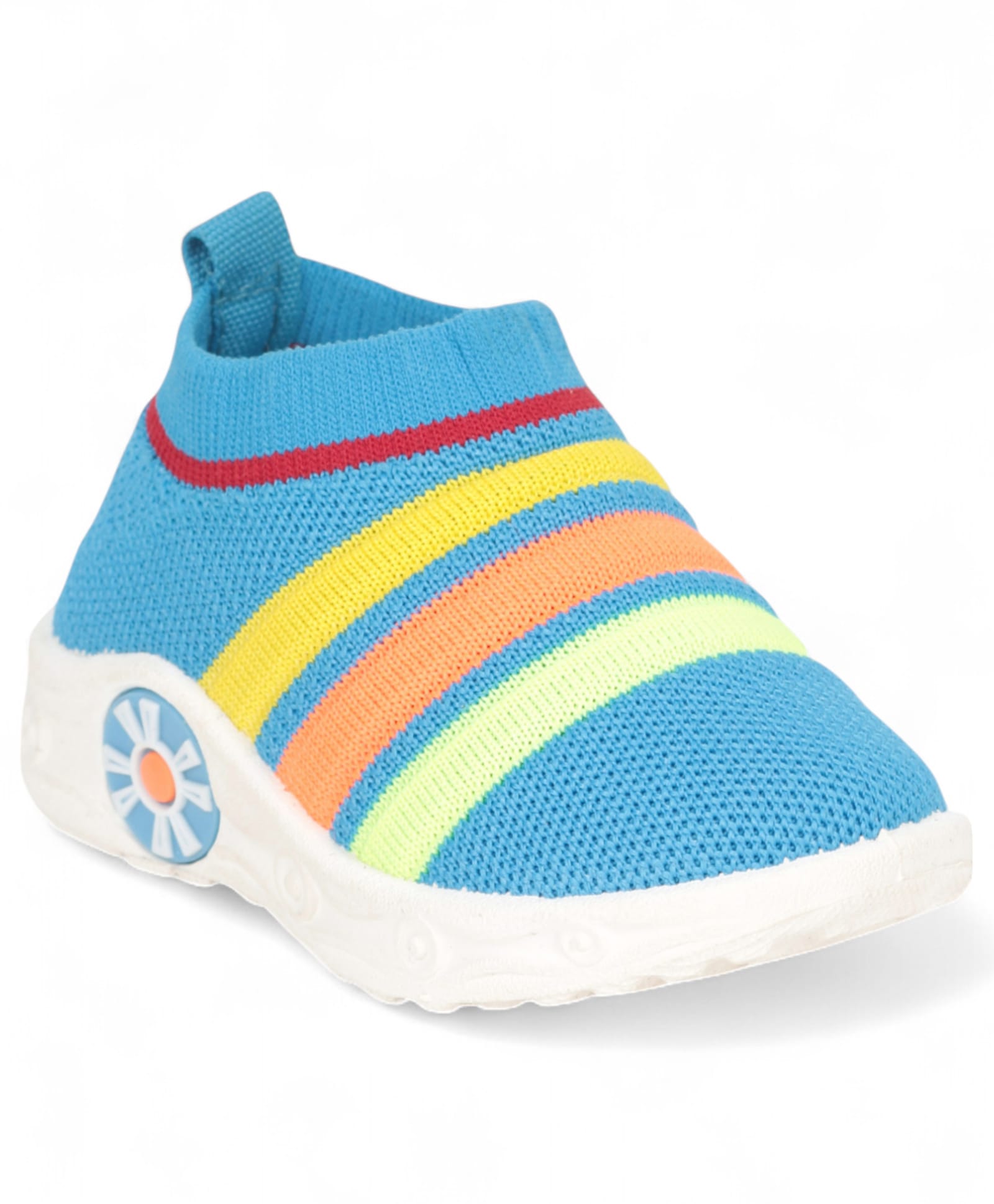 Lil Lollipop Unisex Placement Striped Musical Booties - Blue - 18-21M - synthetic - (18 to 21 Month)-picture-31