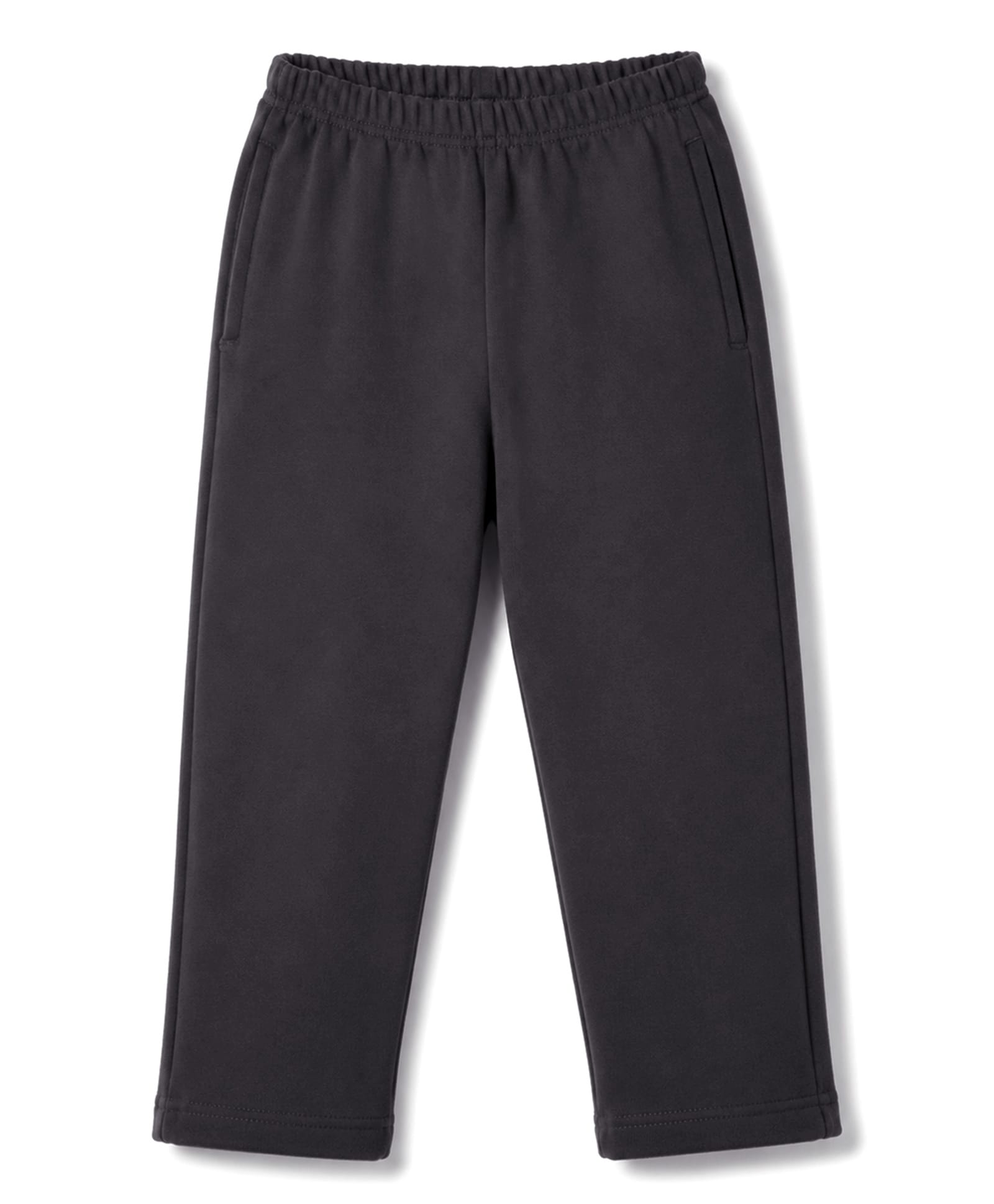 Babyhug Velour Knit Full Length Solid Pant - Grey-picture-20