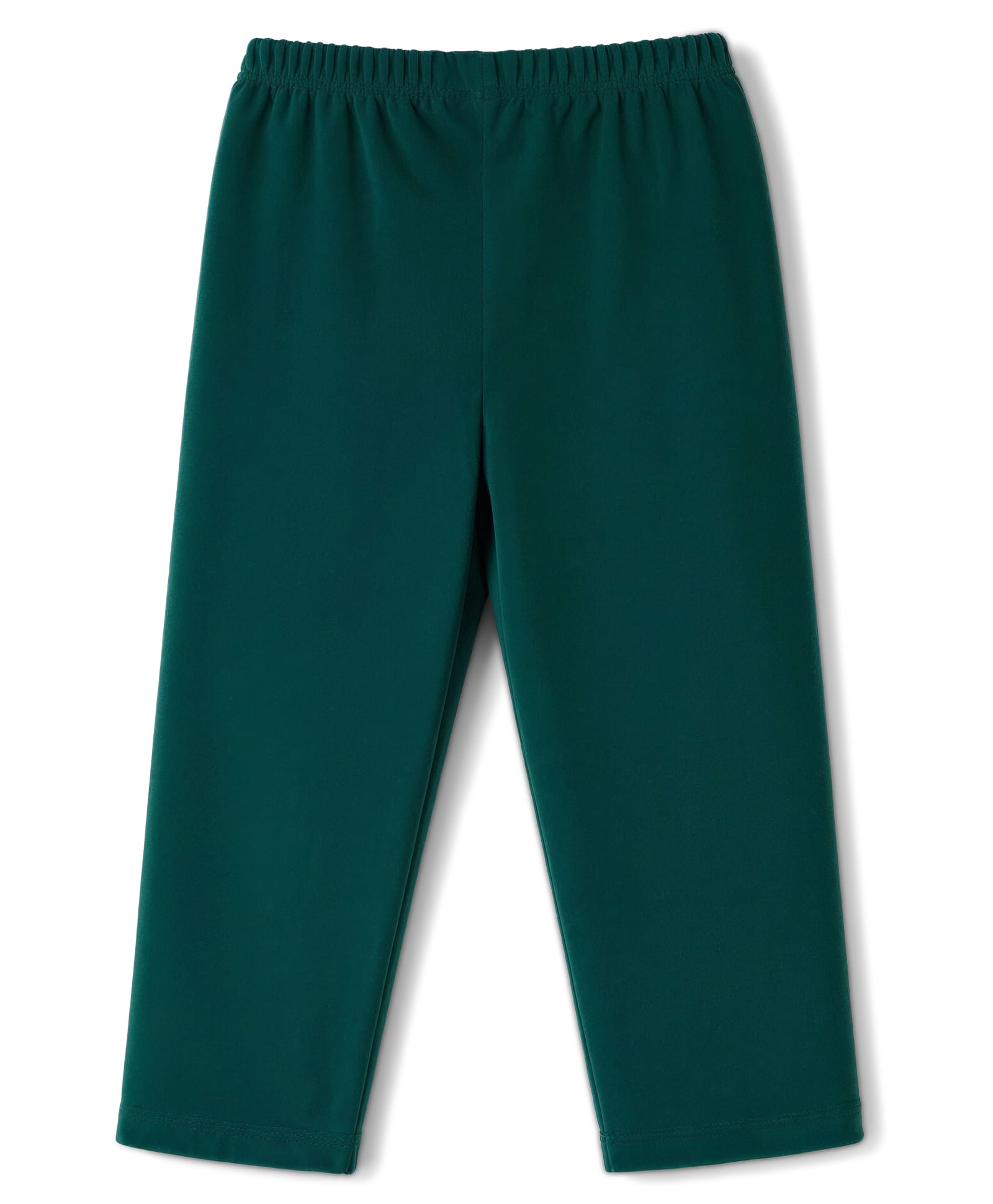 Babyhug Velour Knit Full Length Solid Colour Lounge Pant - Green-image-39
