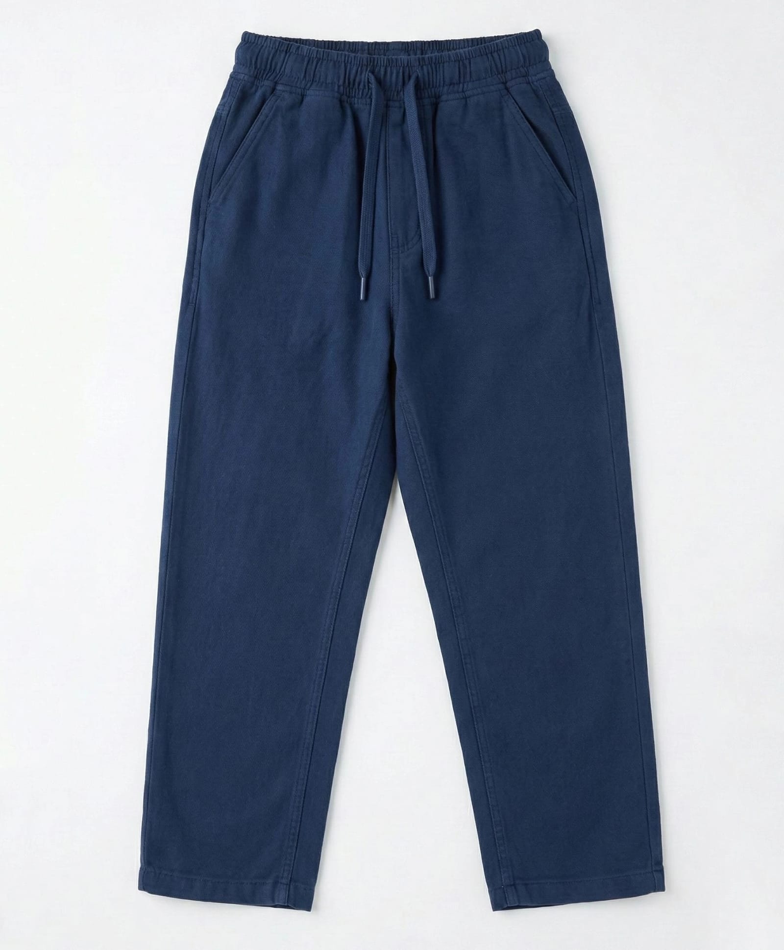 Lagorii Linen Woven Solid Pant - Navy Blue-picture-12