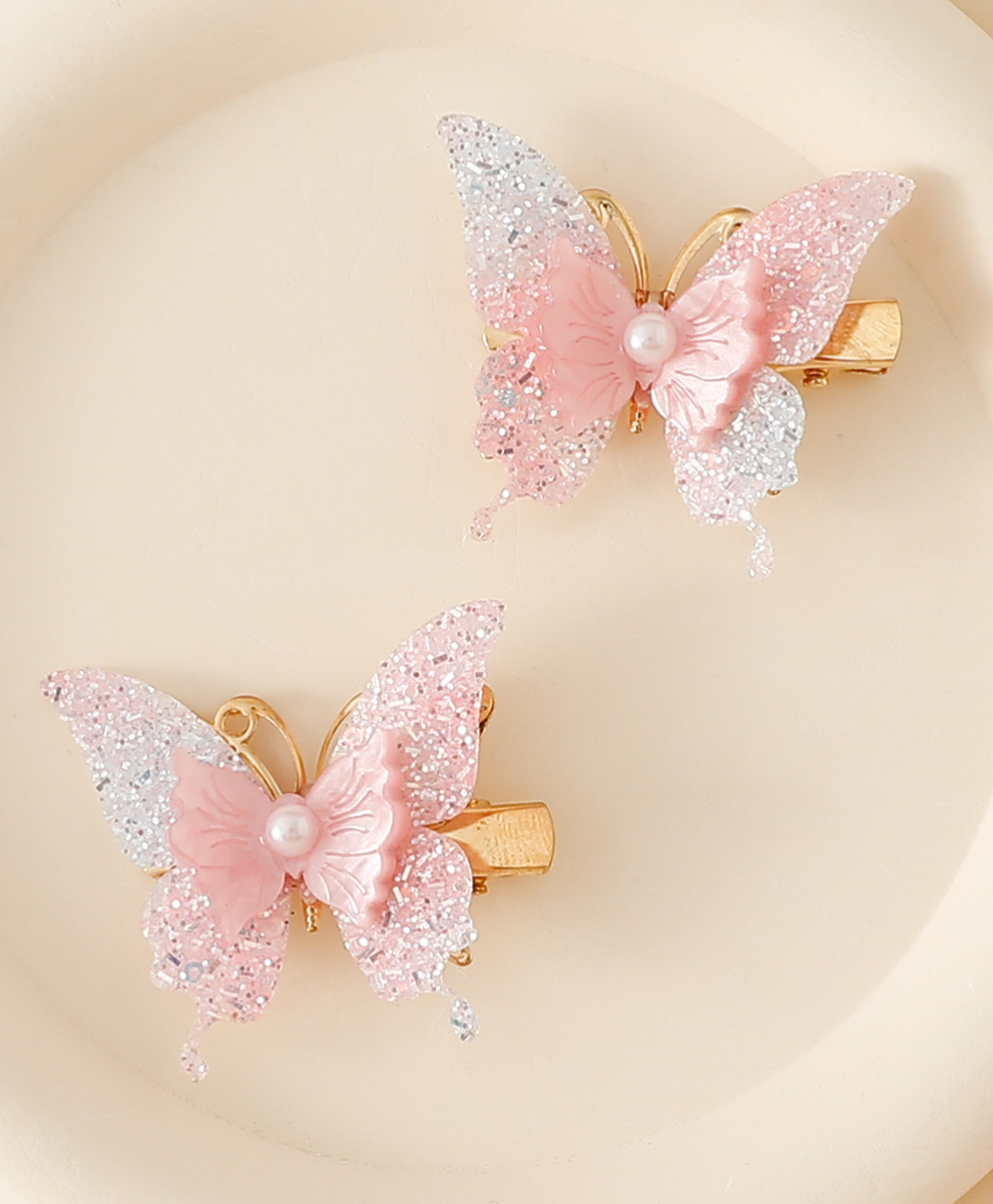 Pine Kids Butterfly Alligator Clips Free Size - Pink-image-45