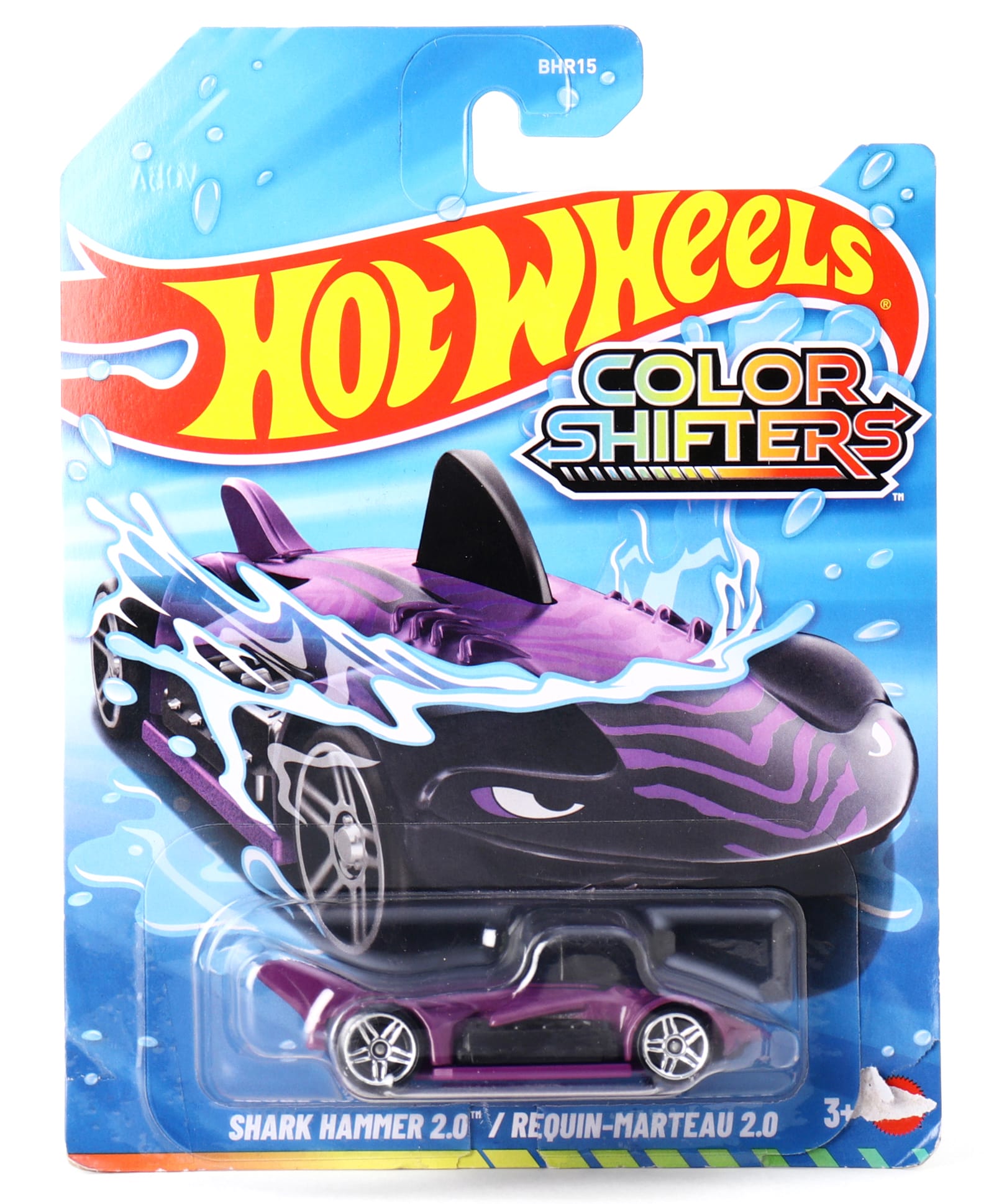Hot Wheels Color Shifters Shark Hammer 2.0 Requin-Marteau 2.0 Toy Car - Purple-picture-45