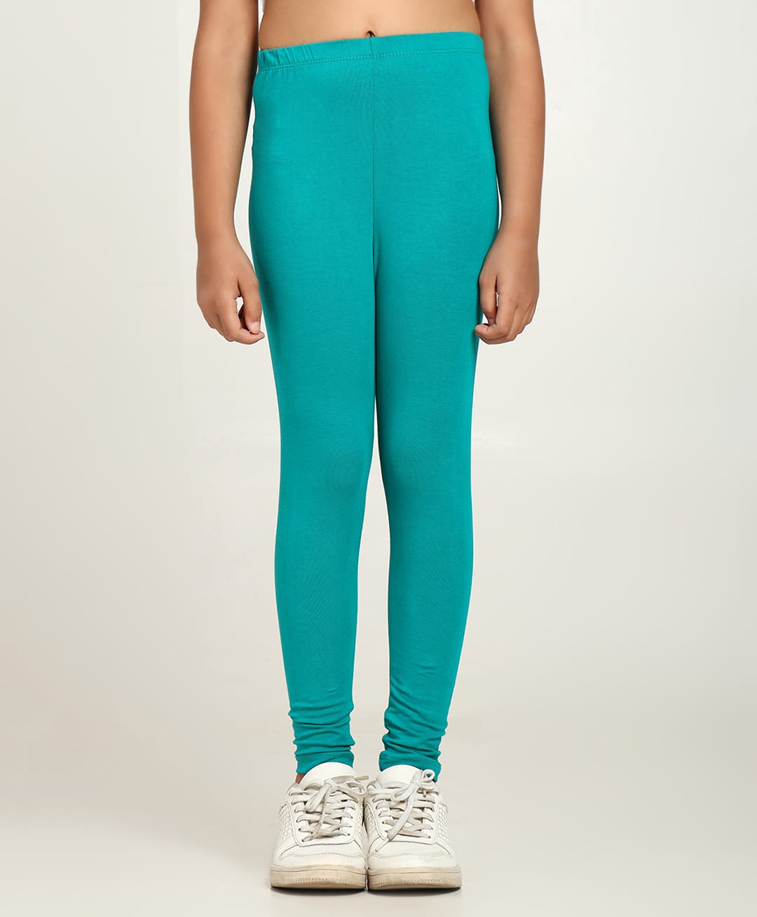 Robinbosky Cotton Elastane Knit Solid Leggings - Leaf Green-picture-11