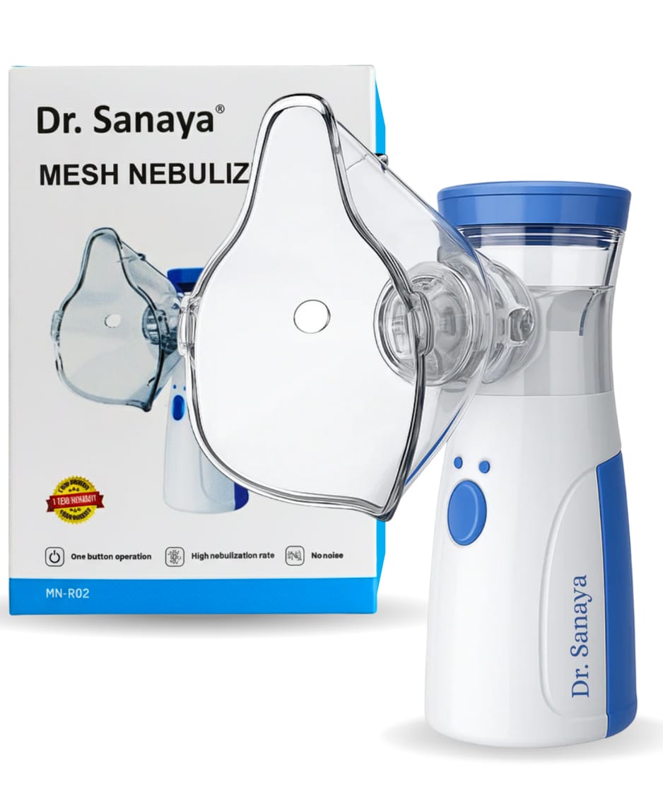 Dr. Sanaya Mesh Nebulizer Portable & Silent | Compact Handheld Nebulizer for Adults & Kids-image-11