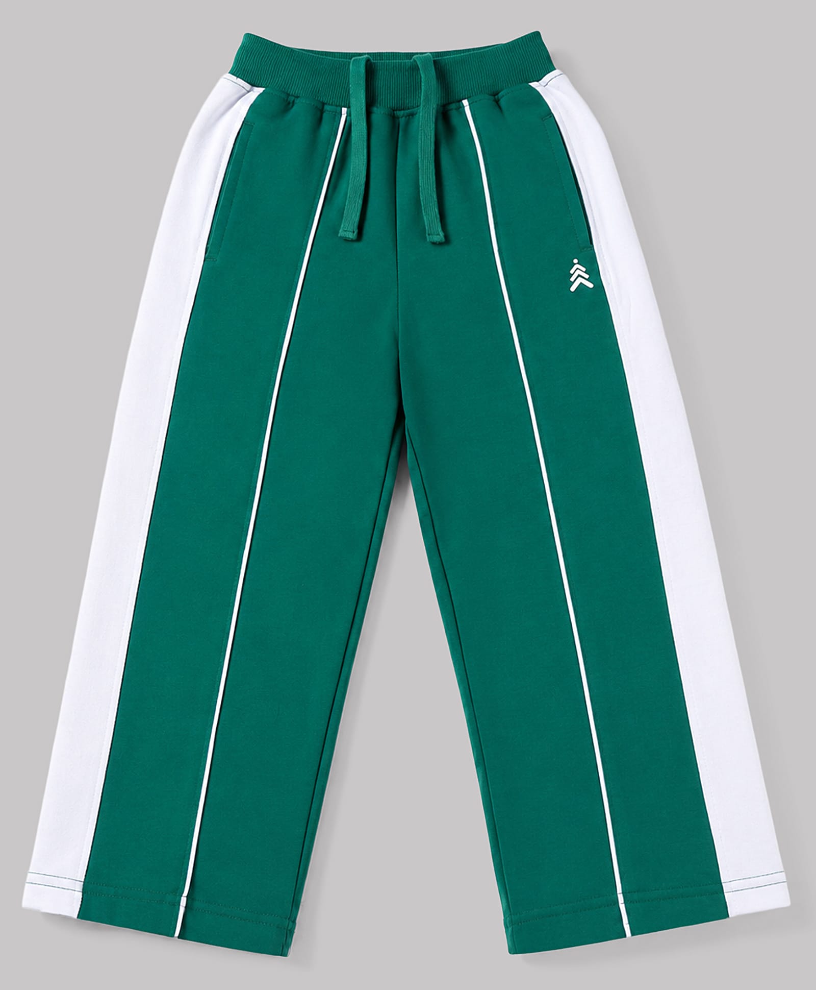 Pine Kids Knit Full Length Track Pant With Side Tape Detailing - Mint-picture-18
