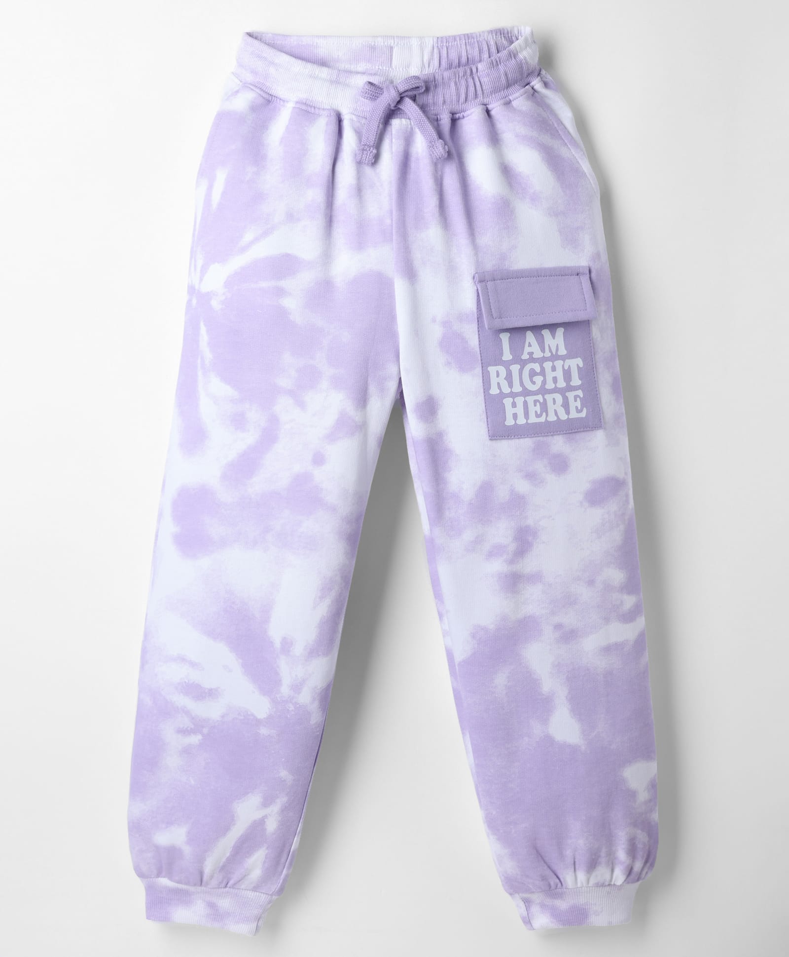Pine Kids Looper Knit Full Length Tie Dye Lounge Pant - Lavender-picture-38