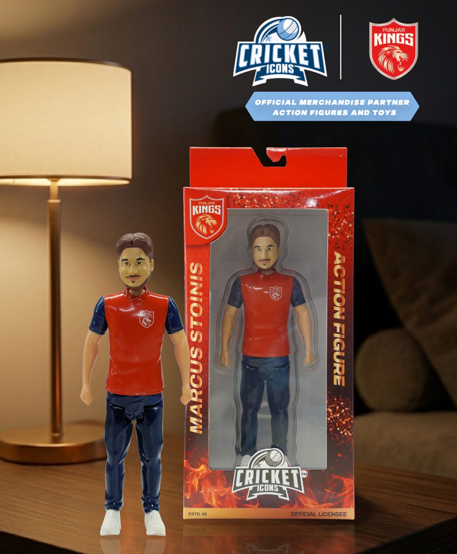 Cricket Icons Punjab Kings Action Figure single pack Marcus Stoinis-image-33