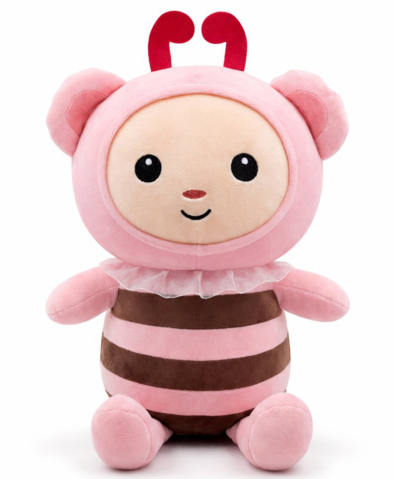 ELITE CREATIONS 50 CM Pink Bee Plush Toy for Kids Large Stuffed Animal Ultra Soft Huggable Cute Bee Soft Toy for Boys and Girls-image-42