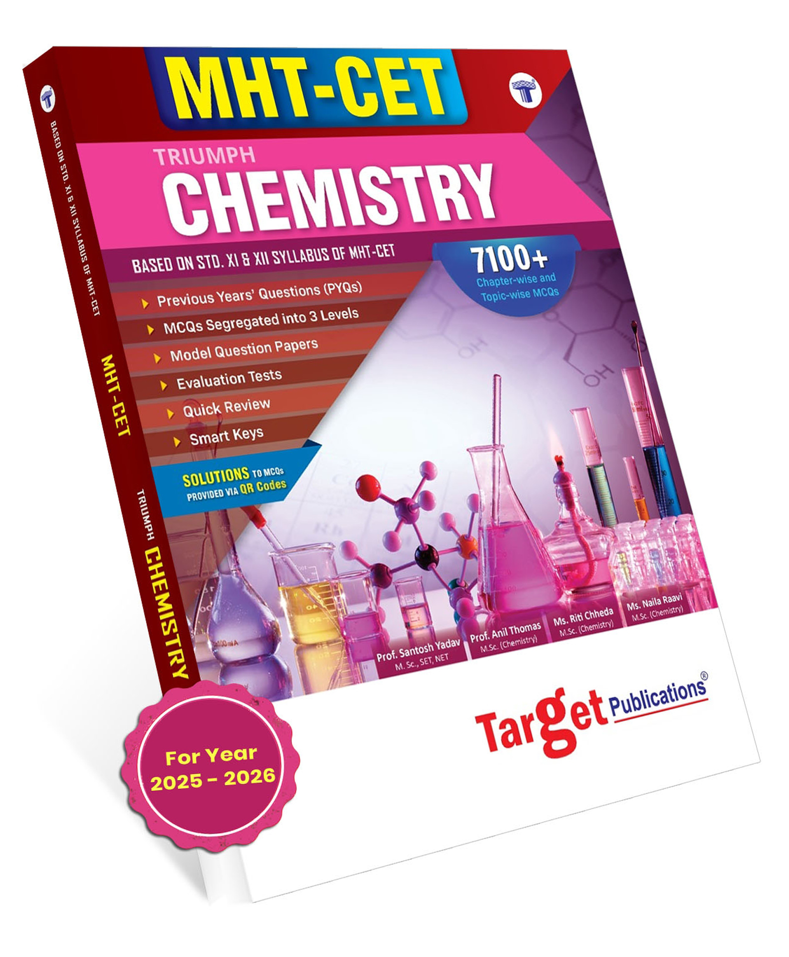 MHT-CET Triumph Chemistry Book for 2026 | Includes 7000+ MCQs Chapterwise & Topicwise, Previous Years Questions & Model Papers | Based on 11th & 12th Syllabus as per MHTCET Latest Paper Pattern-image-23