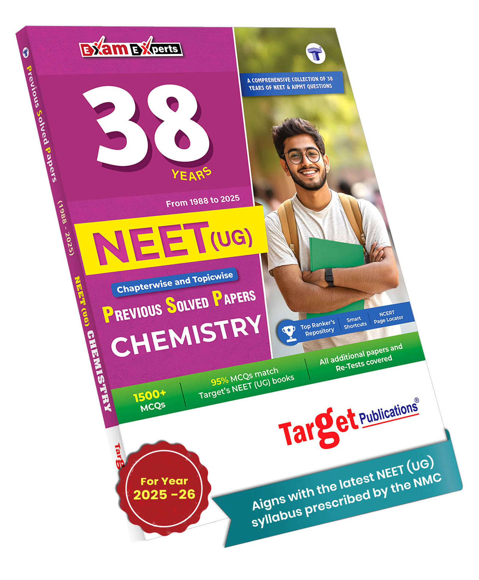 38 Years NEET Previous Year Solved Question Papers Chemistry PYQs | NEET UG Chapterwise Topicwise Solutions 2026 Exam | 1500+ MCQs with Answer Key & Graphical Analysis | NMC Latest Syllabus- English-image-32