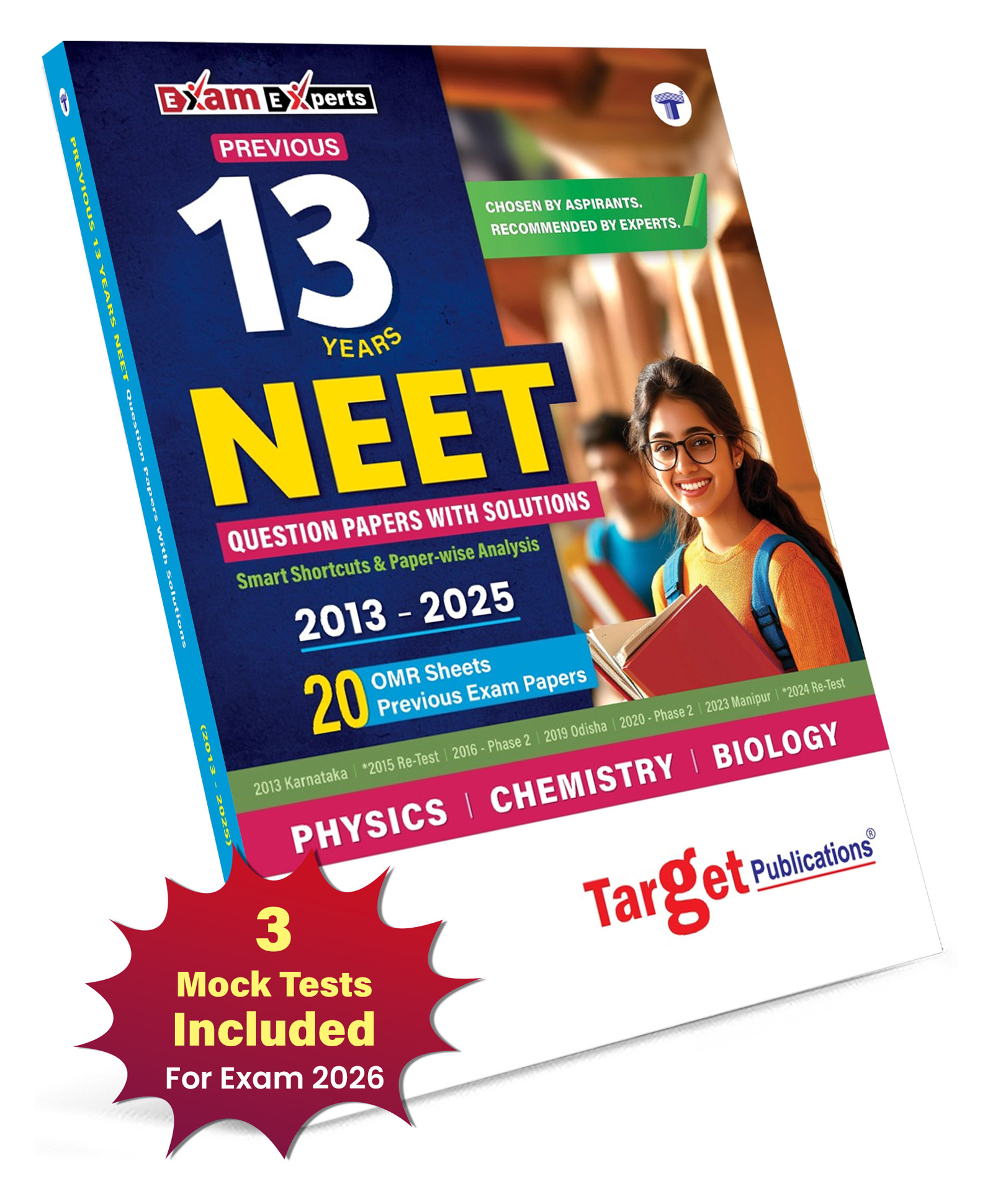 NEET Previous Year Solved Question Papers 2026 Exam | Fully Solved NEET UG PYQs (20252013) with NCERT Mapping, OMR Sheets & QR Code Access to Expert Video Tips- English-image-5