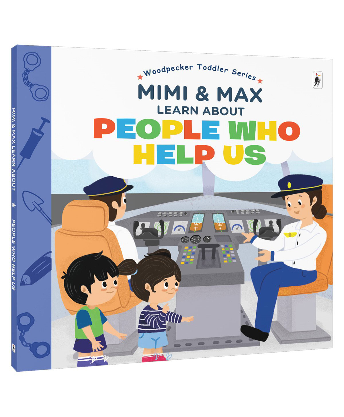 woodpecker books Mimi & Max Learn : About People Who Help Us |Early Learning Collection for Children |Preschool Learning Books for Kids | Early Learning & Concept Building | Fun, Screen-Free Learning For Age 3+-picture-0