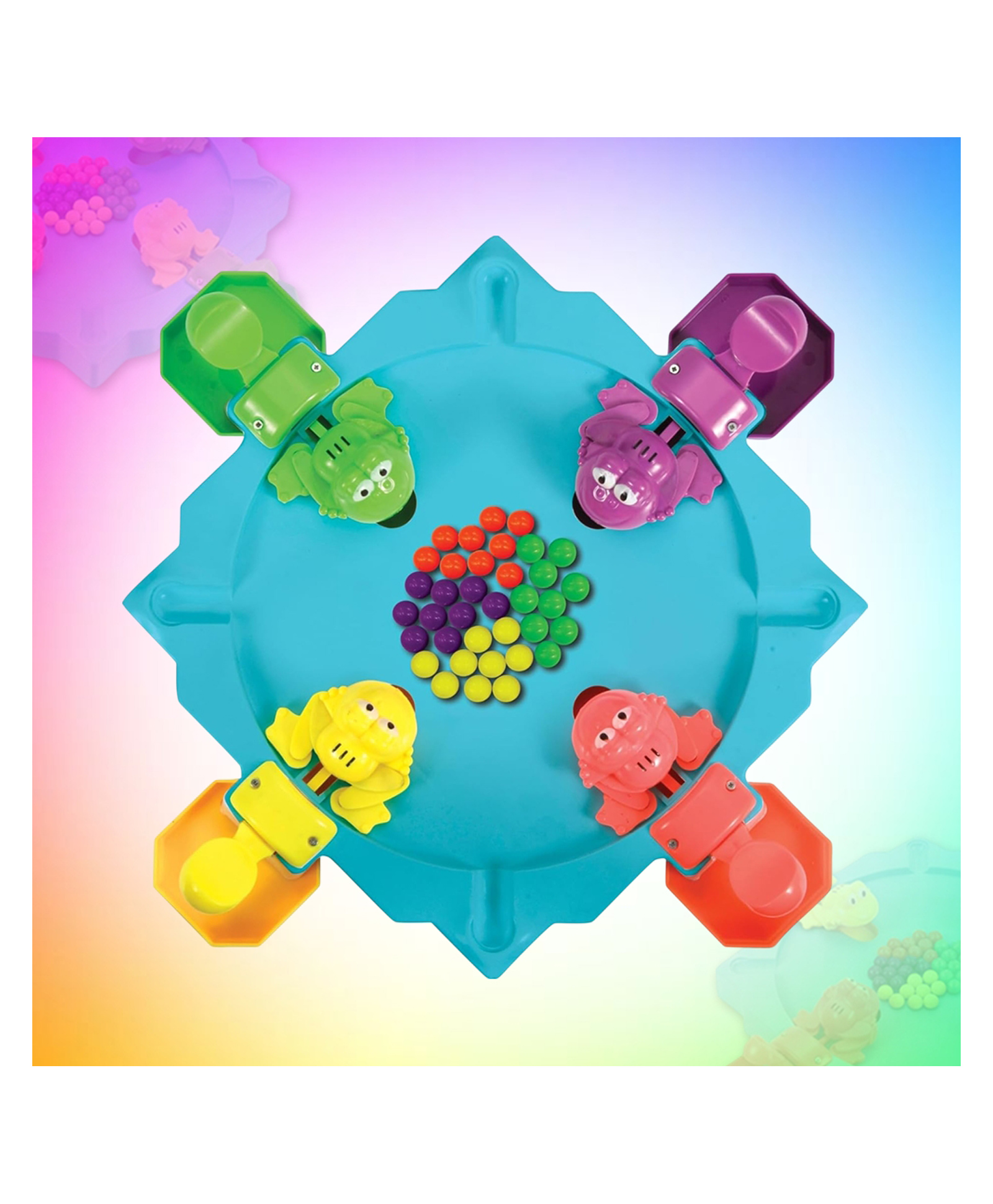 Mad Over Toys Frog Eat Beans Multiplayer Game|Fast-Paced 4-Player 36 Beads Feeding Frog Board Game|Fun Indoor Family Game for Kids|Skill-Building Toy for Boys & Girls 3+ | Ideal Birthday Party Gift-image-32