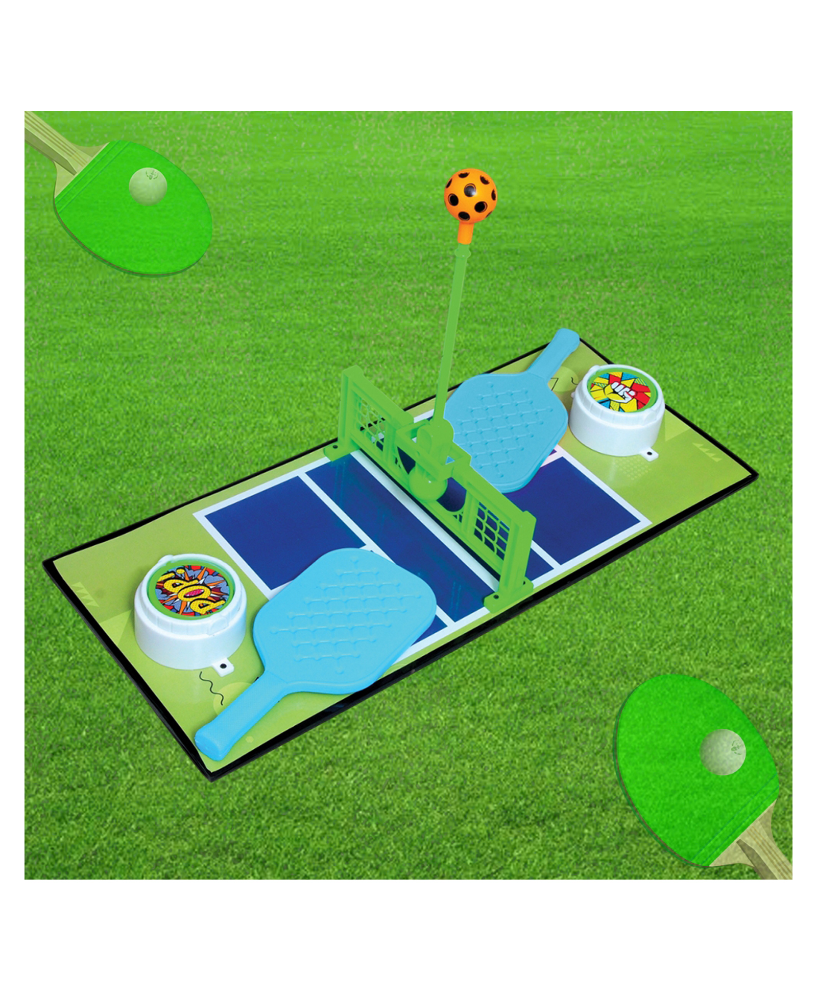 Mad Over Toys Pickle Ball Battle Big|Fast-Paced Pickle Ball Game for Kids & Adults|2-Player Head-to-Head Action |Includes 2 Paddles, Ball & Net | Indoor Sports Game | Birthday Gift for Kids 5+ Years-image-13