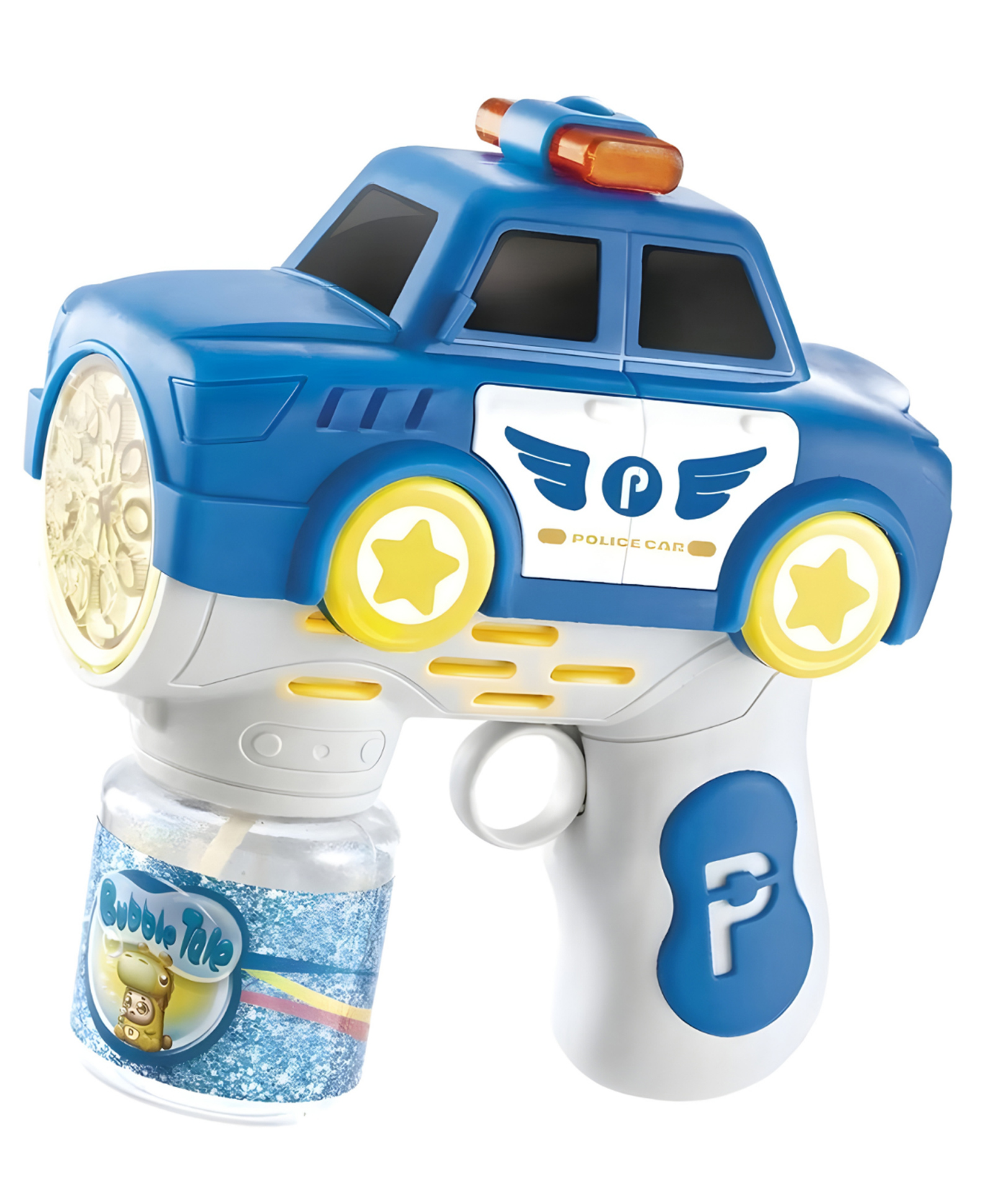 NEGOCIO Outdoor Toys Bubble Gun Kids 12 Hole Handheld Police Electric Bubble Machine Kids Birthday Gift Party Toys - PACK OF 1 - COLOR MAY VARY-picture-13