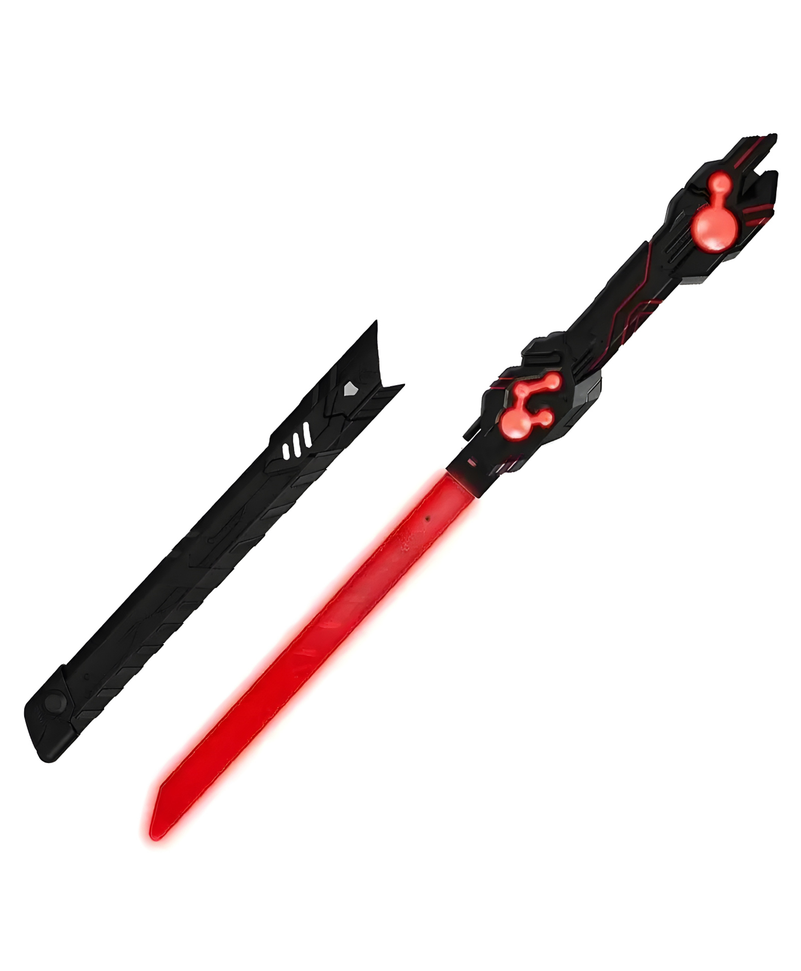 NEGOCIO Thunder Flame Dual-Blade Sword Laser Sword Double-Headed Two-in-One Cool Retractable Glowing Sword Boys Toy Light Knife - PACK OF 1 - COLOR MAY VARY-picture-45