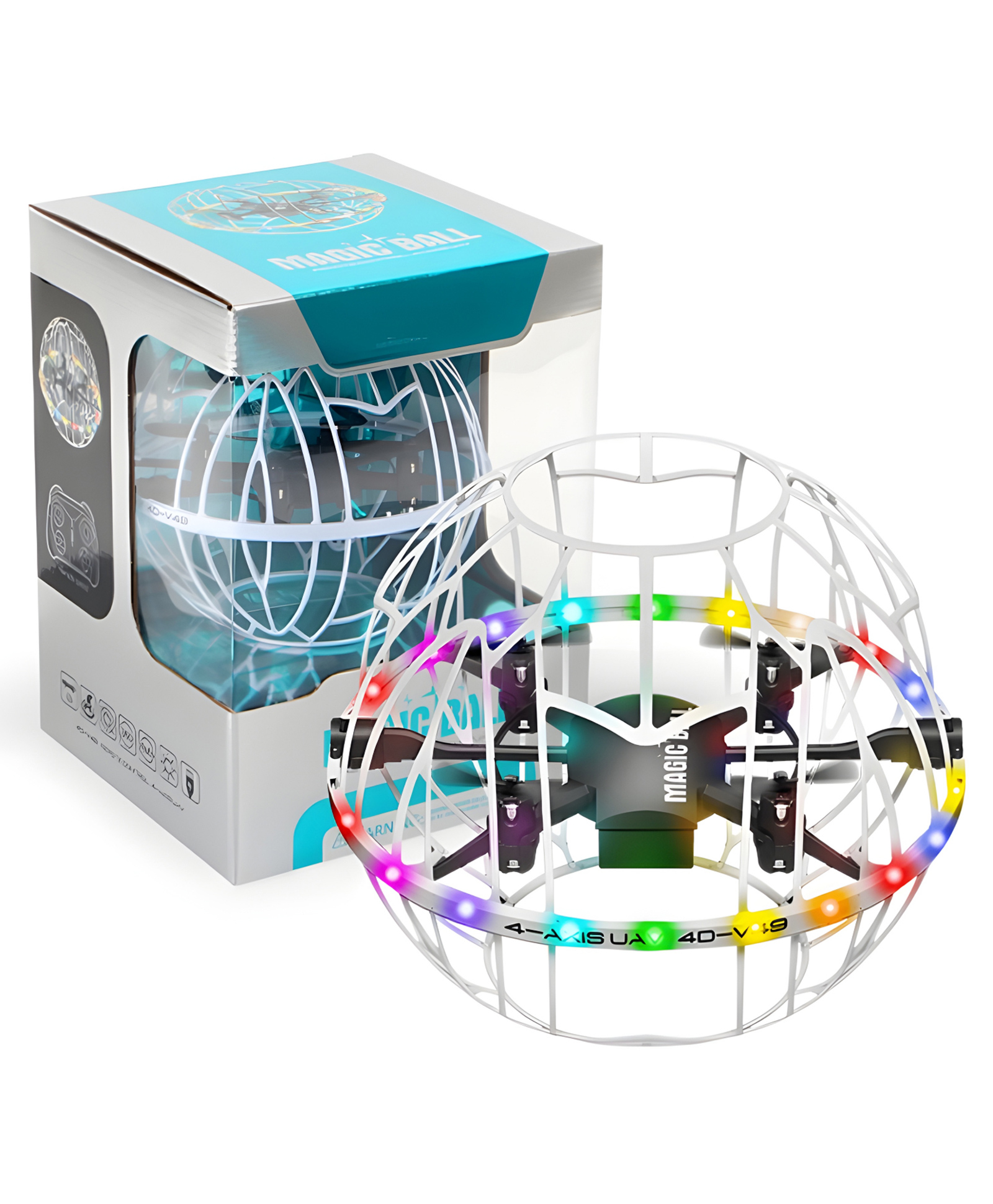 NEGOCIO Mini Dual Control Obstacle Avoiding Dones Flying 360 Degrees Obstacle Avoidance Rechargeable Kids Drone - PACK OF 1 - COLOR MAY VARY-image-4