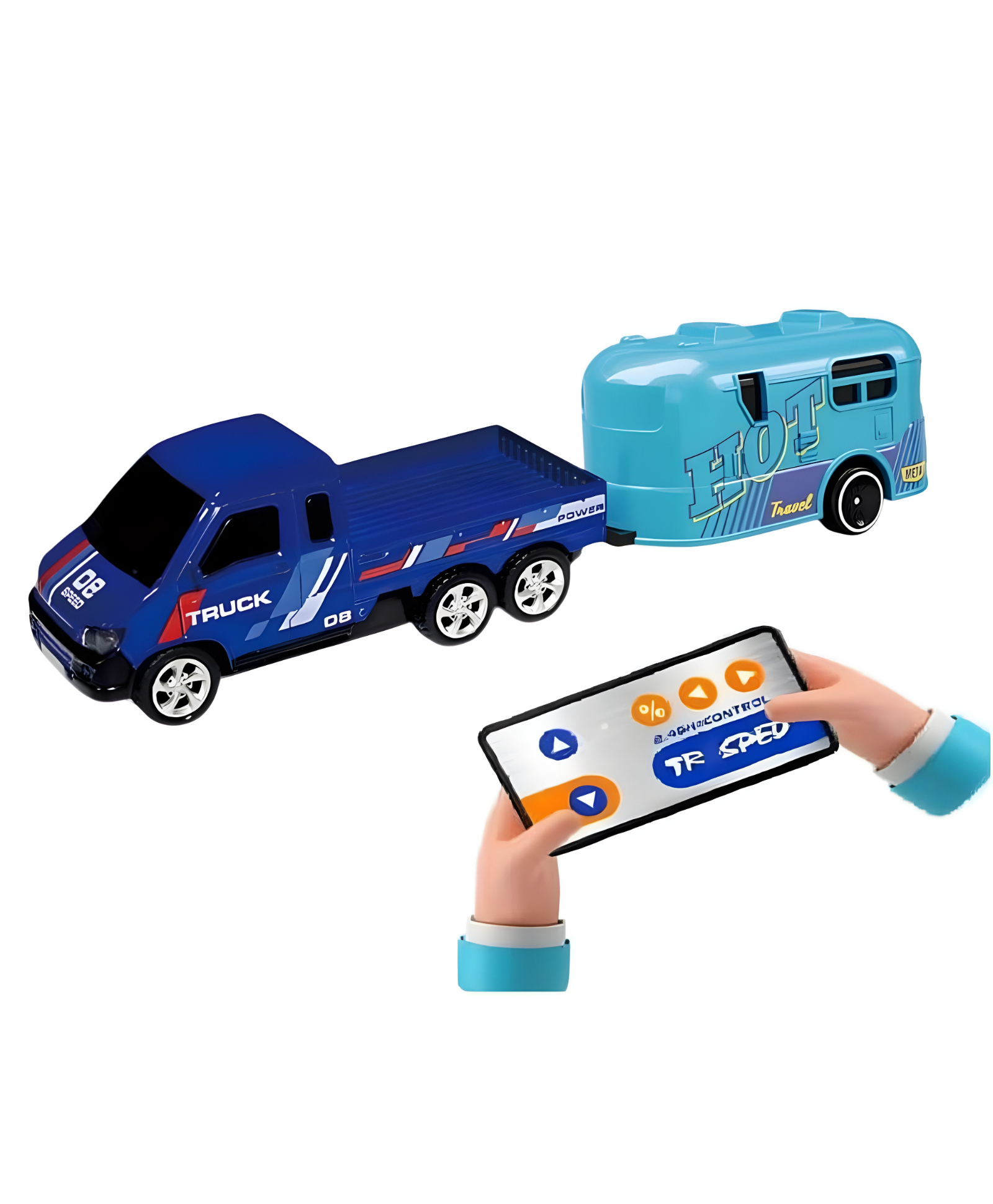 NEGOCIO Mini Alloy Off-Road RC Car Scale Remote Control Car Toys Strip Lights, 2.4Ghz, USB Rechargeable - Ideal Festive Gift for Kids - PACK OF 1 - COLOR MAY VARY-picture-28