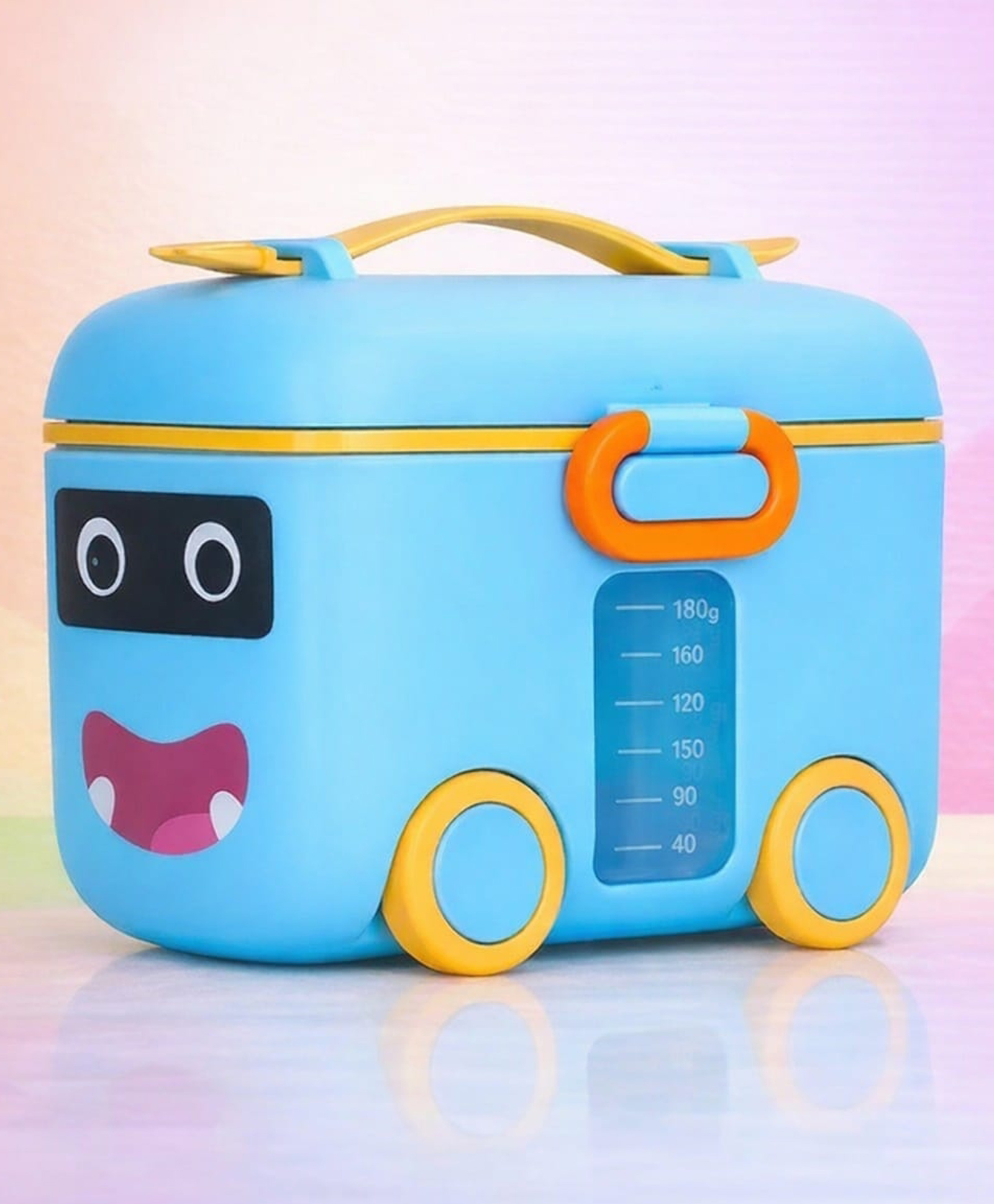 Sparkle Joy Baby Milk Powder Dispenser, Kids Milk Powder Storage Container 180g Blue-picture-24