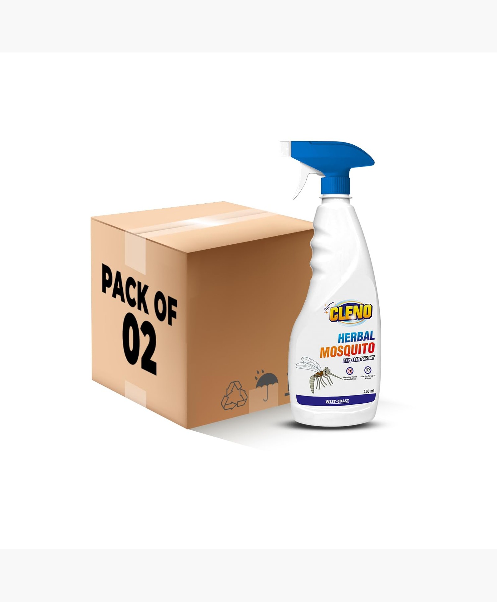 Cleno Herbal Mosquitoes Repellent Spray | Mosquitoes Room Spray | Completely Herbal | Mosquito Repellent Spray | Irritant-Free, Chemical-Free| Baby-Safe, Skin-Safe 450ml (Pack of 2) (Ready to Use)-image-17