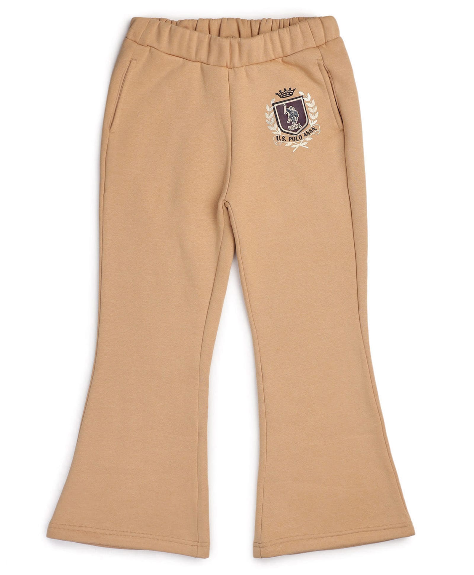 U.S. Polo Assn. Kids Knit Brand Name Printed Pants - Beige-picture-14