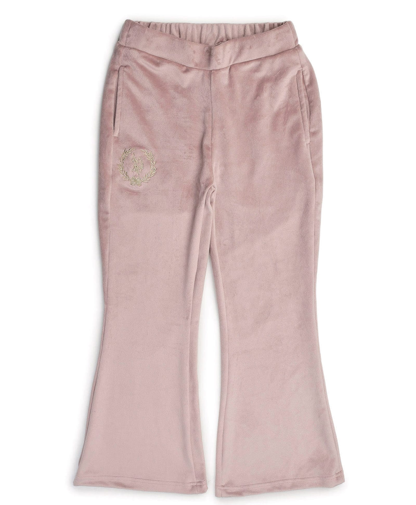 U.S. Polo Assn. Kids Knit Brand Logo Embroidered Pants - Pink-picture-28