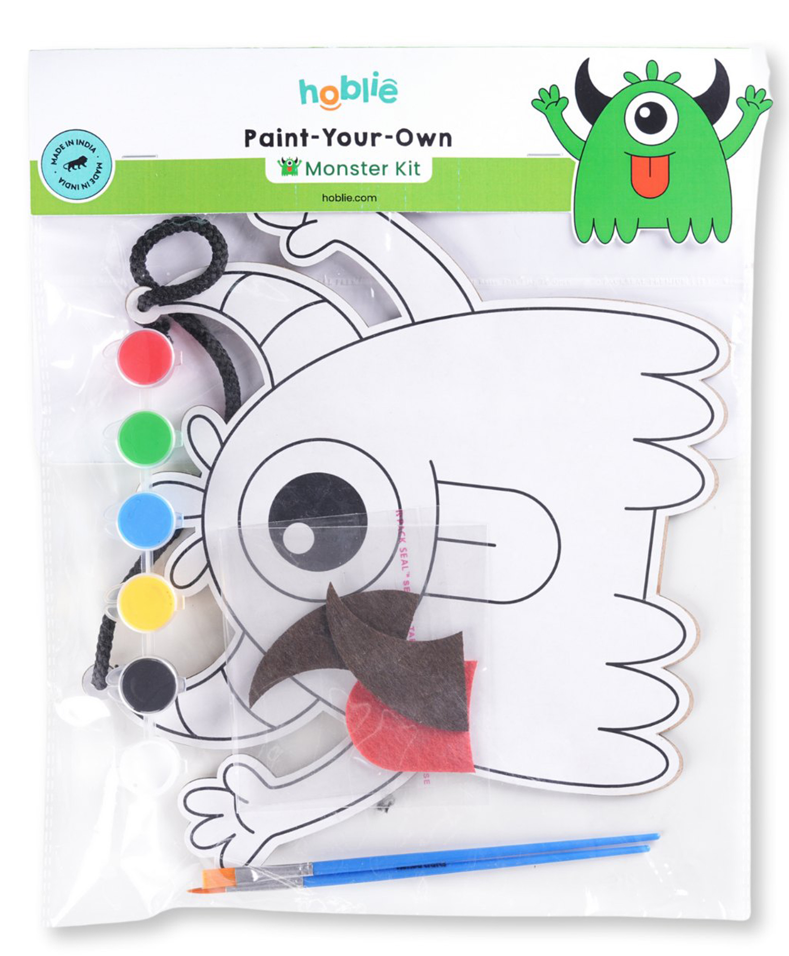 Hoblie Green Monster Painting Kit for Kids-image-3