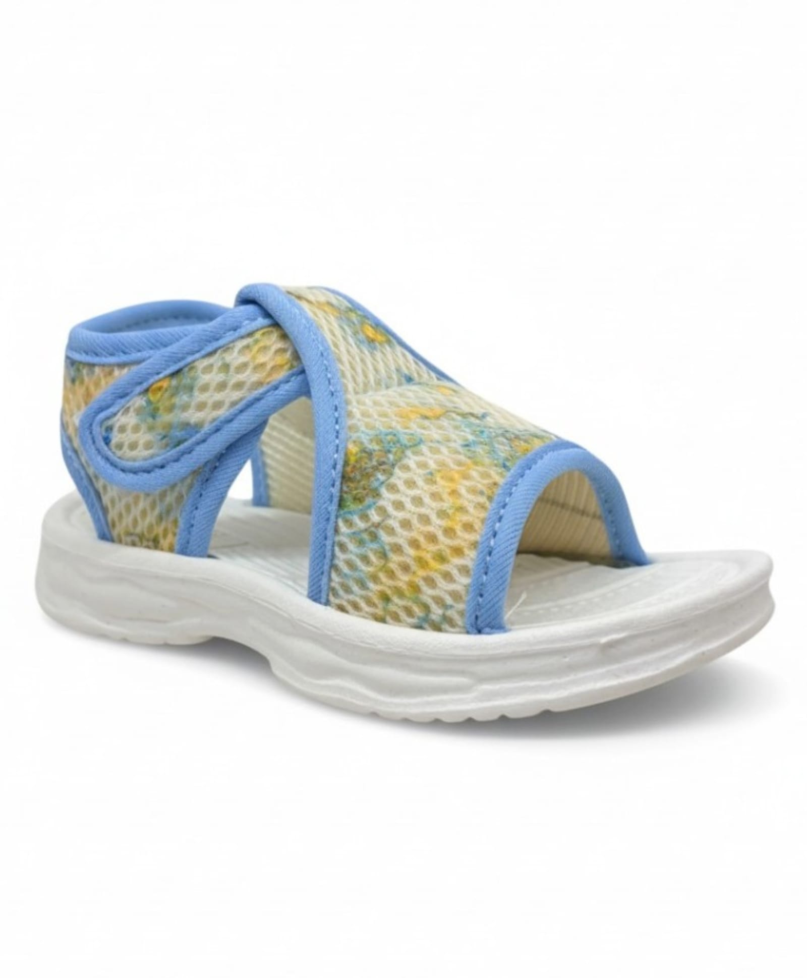 Lil Lollipop Self Designed Velcro Closure Sandals - Blue-picture-27