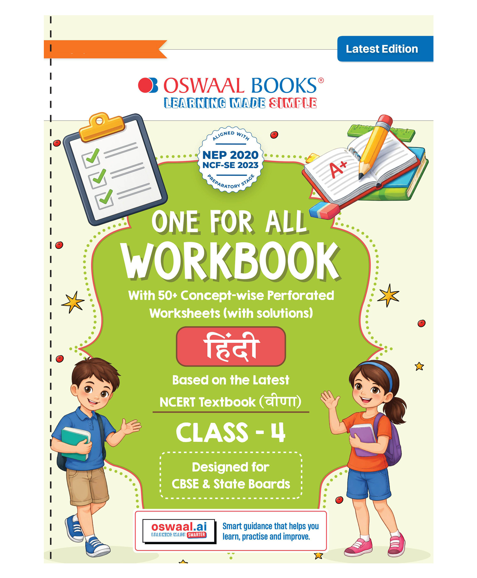 OSWAAL BOOKS One for All Workbook Class 4 Hindi | 50+ Concept-wise Perforated Worksheets | Based on NCERT Our Wondrous World | NEP 2020 & NCF 2023 Aligned | For CBSE & State Boards-image-37