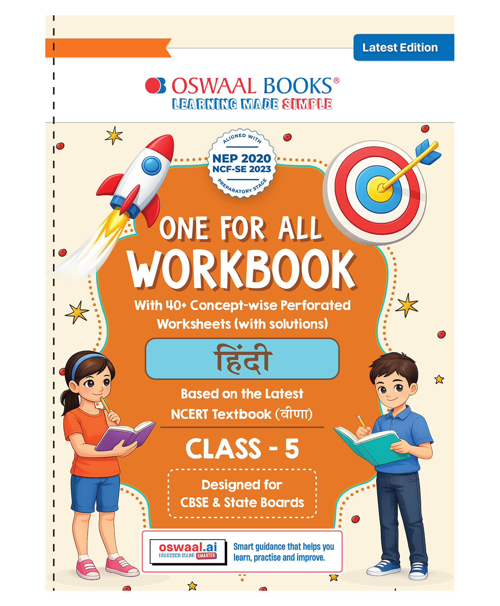 OSWAAL BOOKS One for All Workbook Class 5 Hindi | 50+ Concept-wise Perforated Worksheets | Based on NCERT Our Wondrous World | NEP 2020 & NCF 2023 Aligned | For CBSE & State Boards-image-39