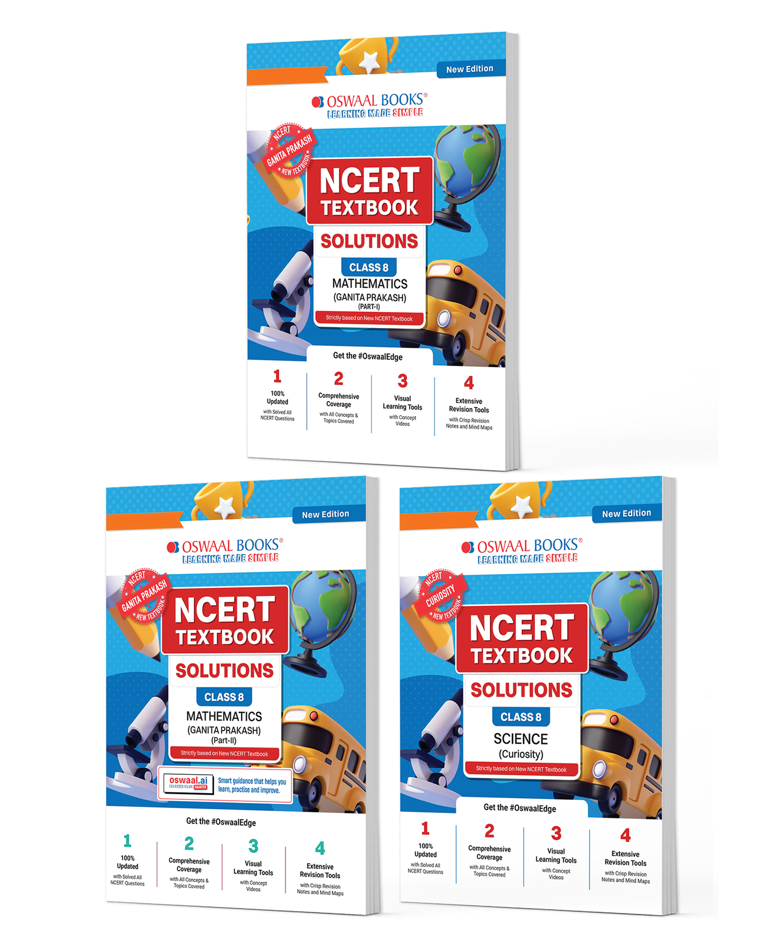 OSWAAL BOOKS NCERT Textbook Solutions Class 8 Mathematics Part-1, Part-2 & Science | Set of 3 Books | For Latest Exam-image-7