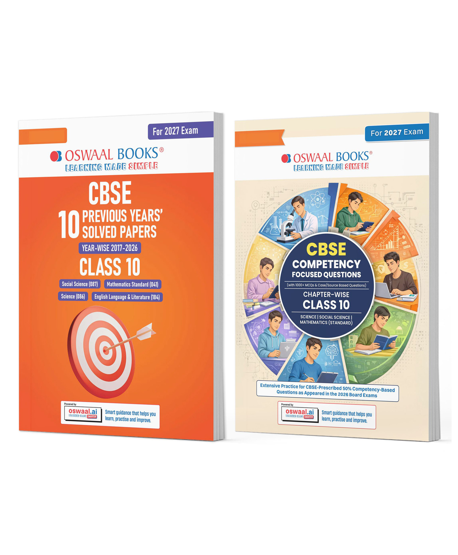 OSWAAL BOOKS CBSE 10 Years' Solved Papers and Competency Focused Questions Chapter-wise Class 10 (Set of 2) English, Maths, Science, Social Science-image-29