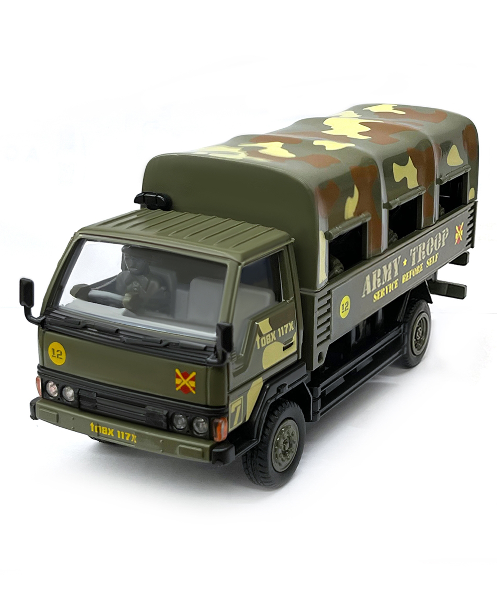 Centy Army Troop Carrier Pull Back Toy Truck - Multicolor-picture-27