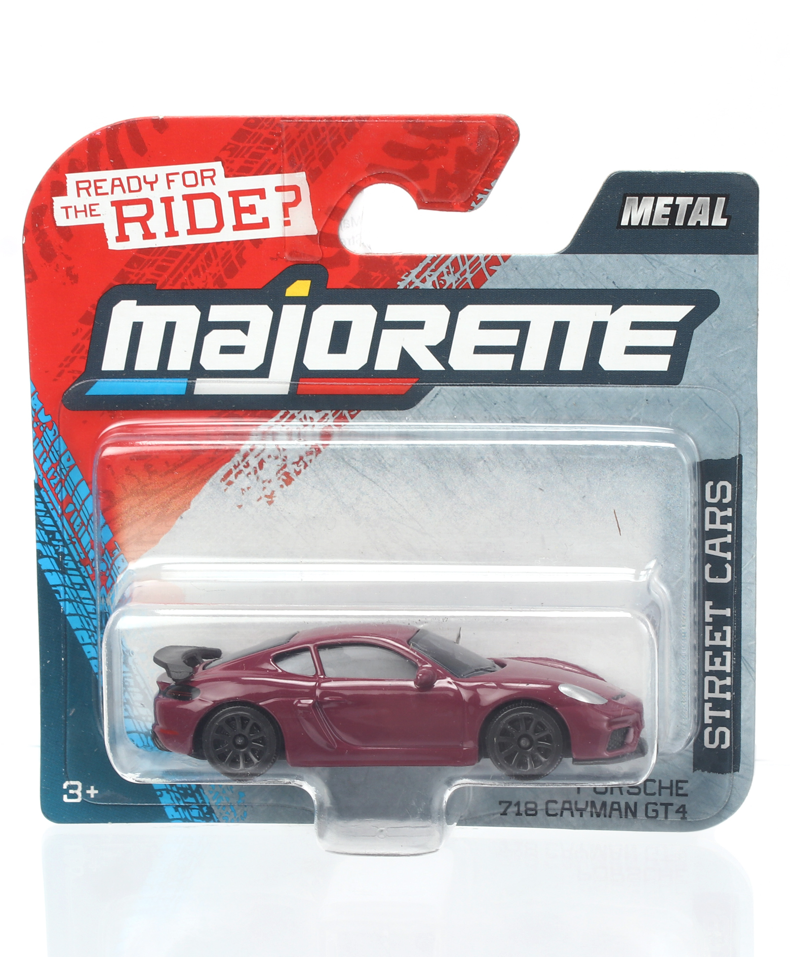 Majorette Porsche 718 Cayman GT4 Metal street Cars - Purple-image-33