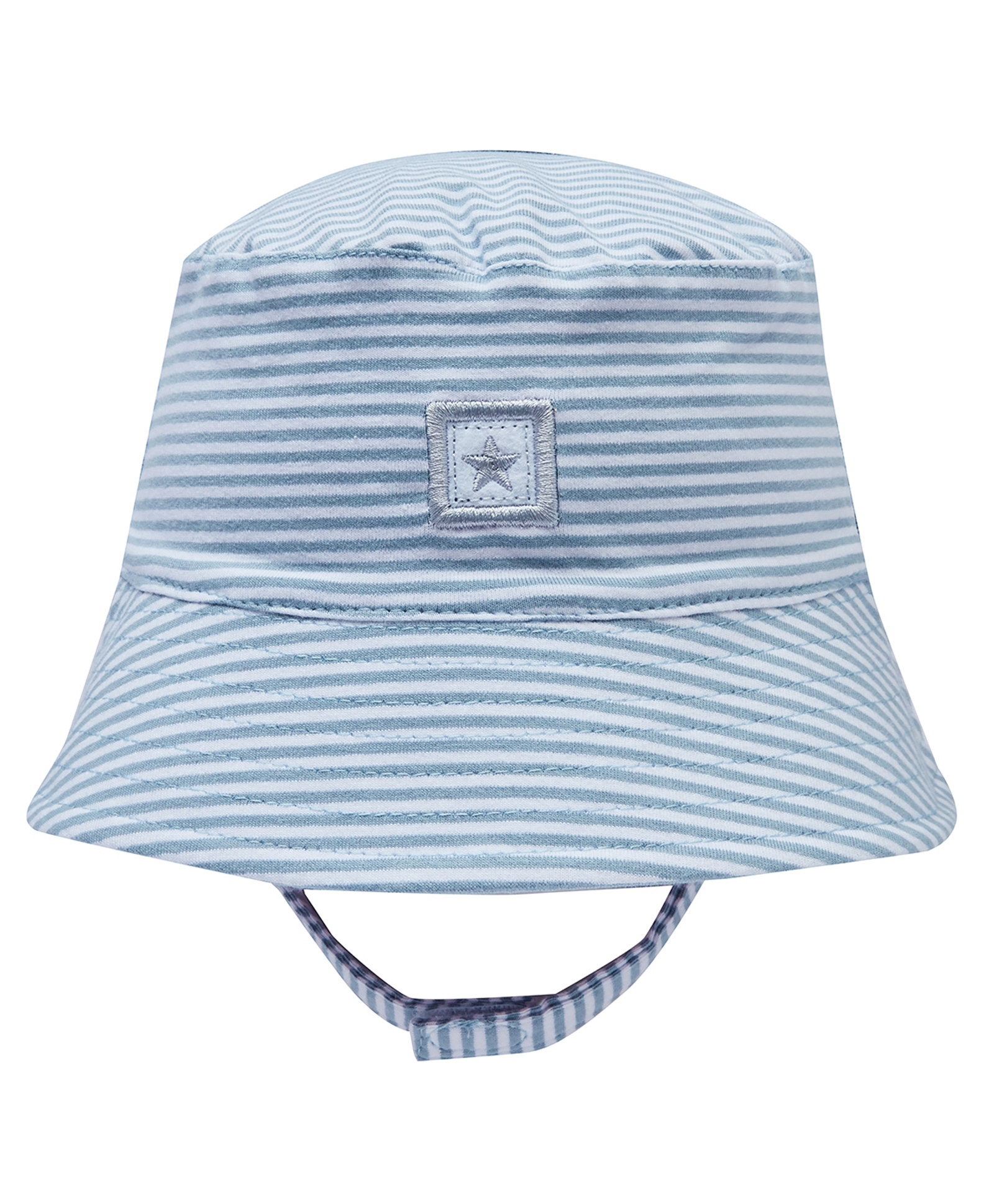 SNUGTIME Cotton Elastane Knit Star Embroidered Hat - Light Blue - Circumference 50 Cm-image-40