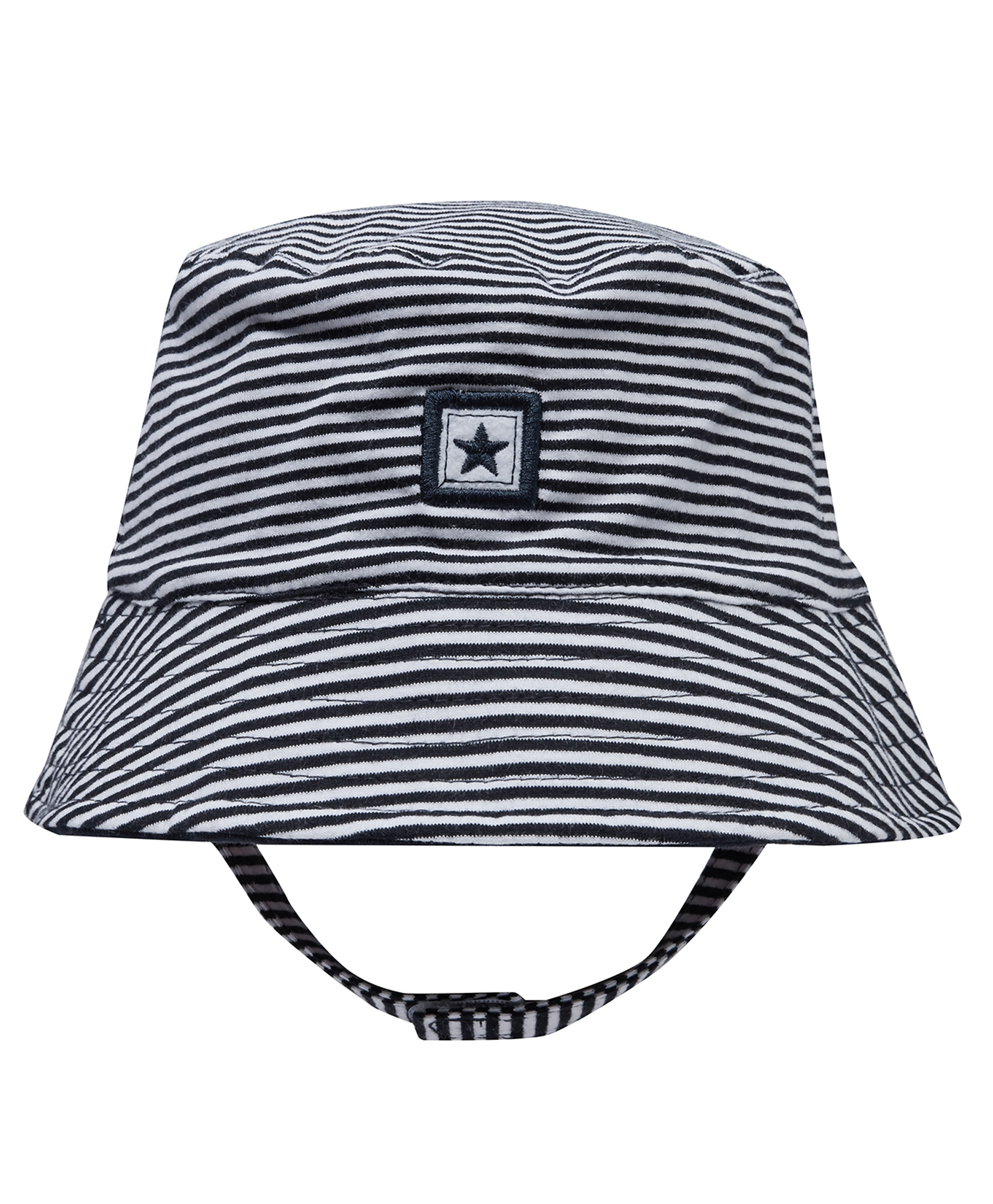 SNUGTIME Cotton Elastane Knit Star Embroidered Striped Bucket Hat - Navy Blue - Circumference - 42 Cm-picture-21