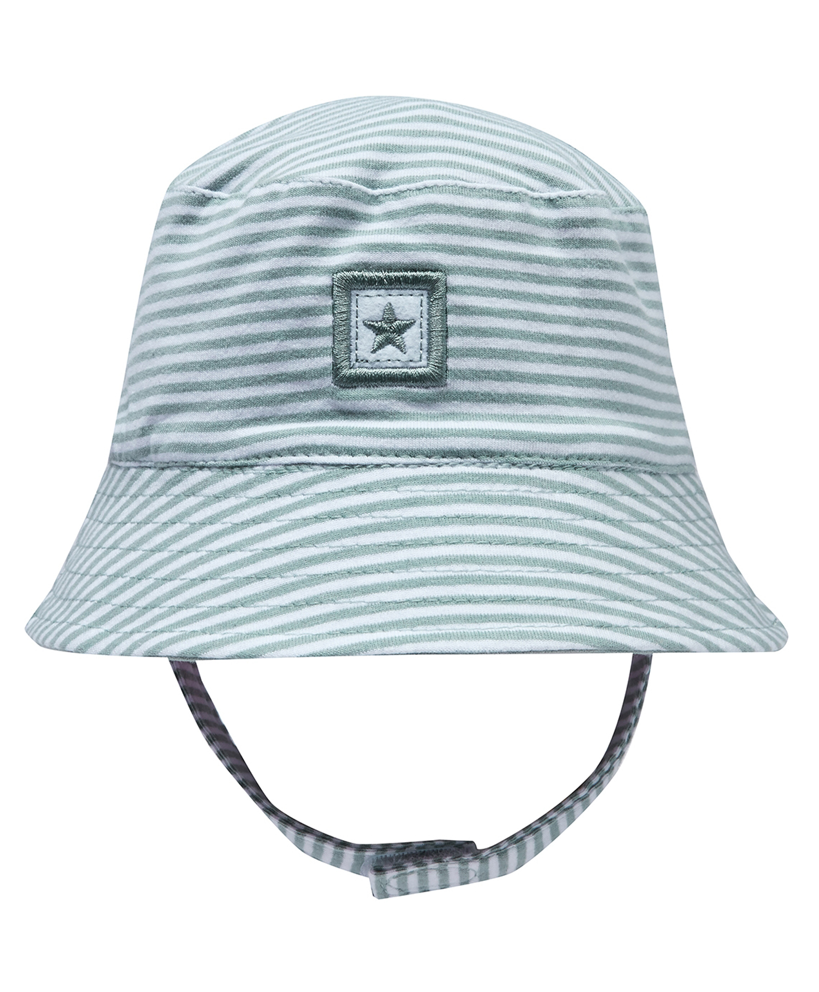 SNUGTIME Cotton Elastane Knit Star Embroidered Bucket Hat - Sage - Circumference - 54 Cm-picture-10