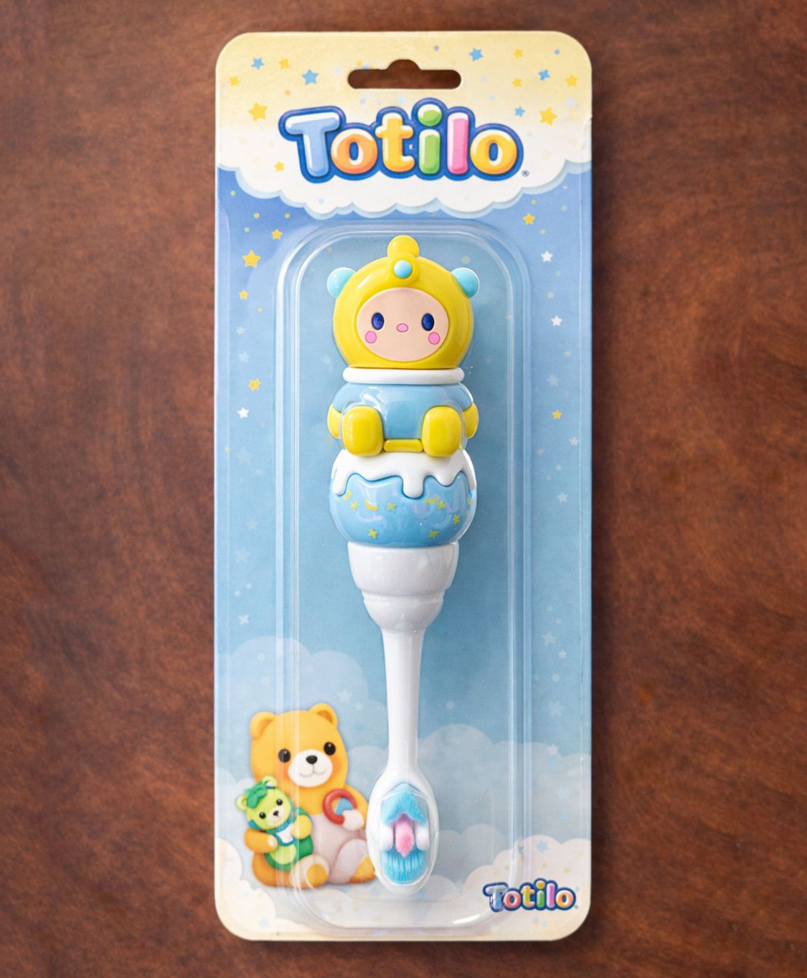 Totilo Baby Soft Bristle Toothbrush with Attractive Design - Gentle Oral Care with Travel Case (6M Plus) - Blue-image-8