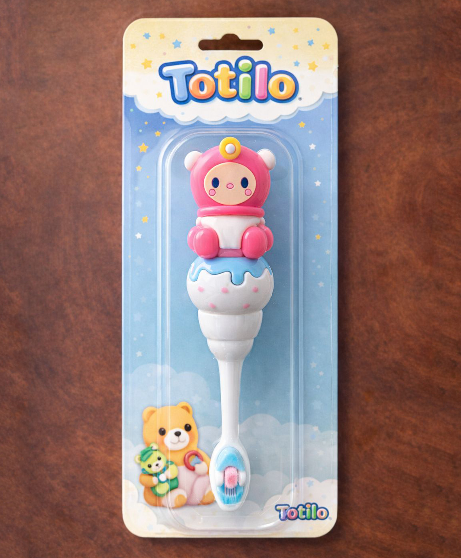 Totilo Baby Soft Bristle Toothbrush with Attractive Design - Gentle Oral Care with Travel Case (6M Plus) - Pink-image-45