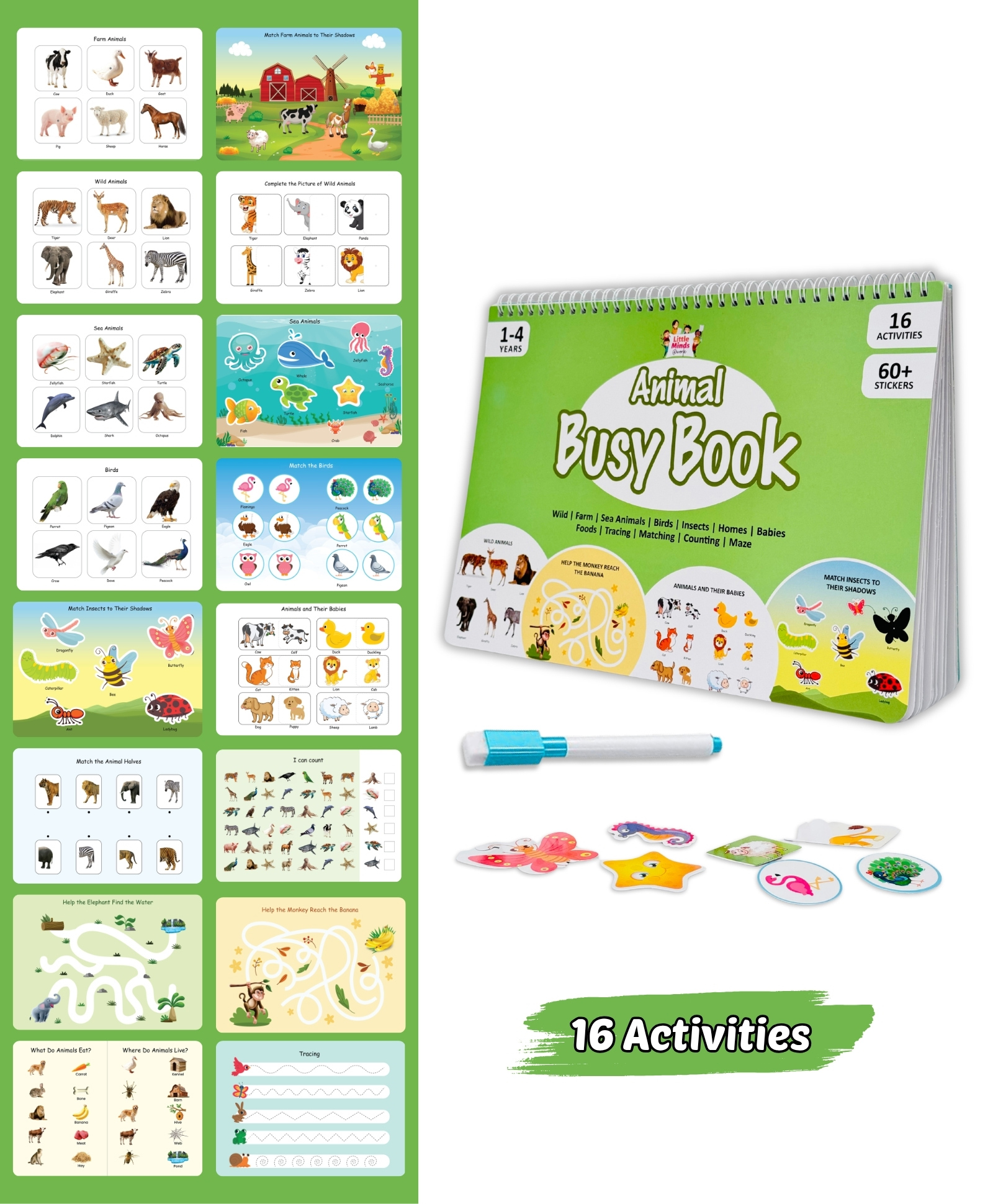 Animals Busy Binder - English-image-36