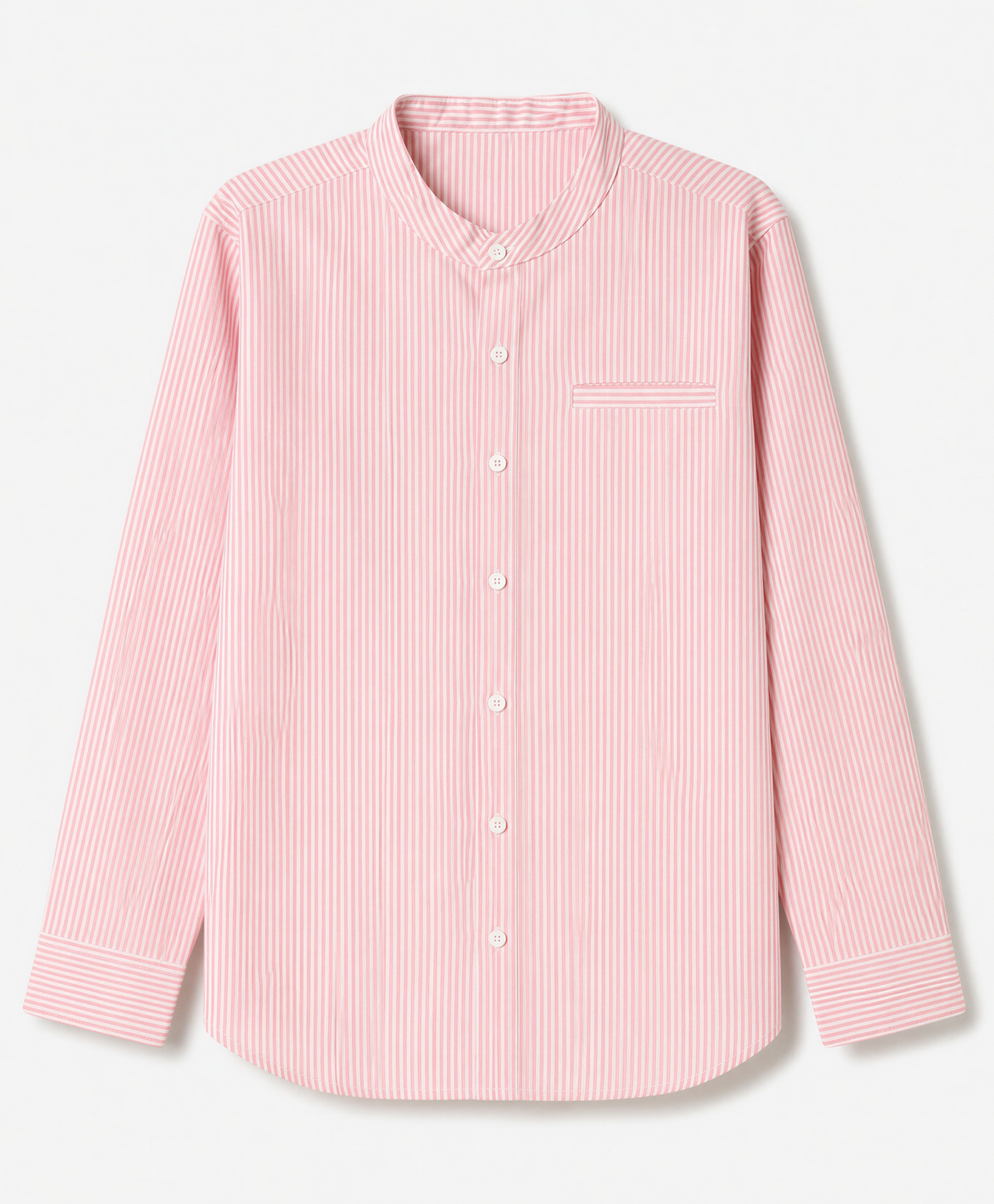Pine Kids Cotton Woven Striped Shirt with Full Sleeves - Pink-image-15