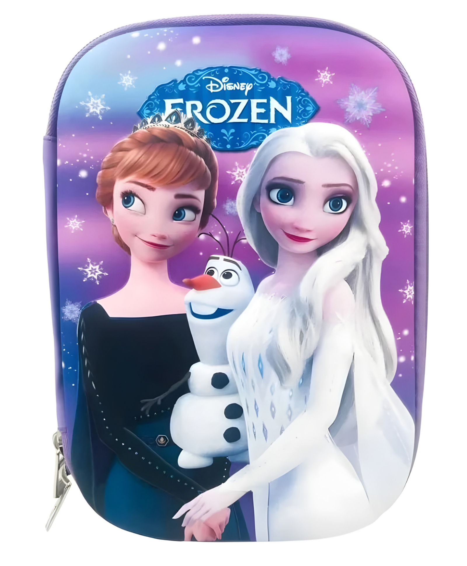 SCHOOLISH Premium Quality Frozen Pen & Pencil Case Hardtop EVA Stationery Pencil Case for kids- PACK OF 1- COLOR MAY VARY-image-2